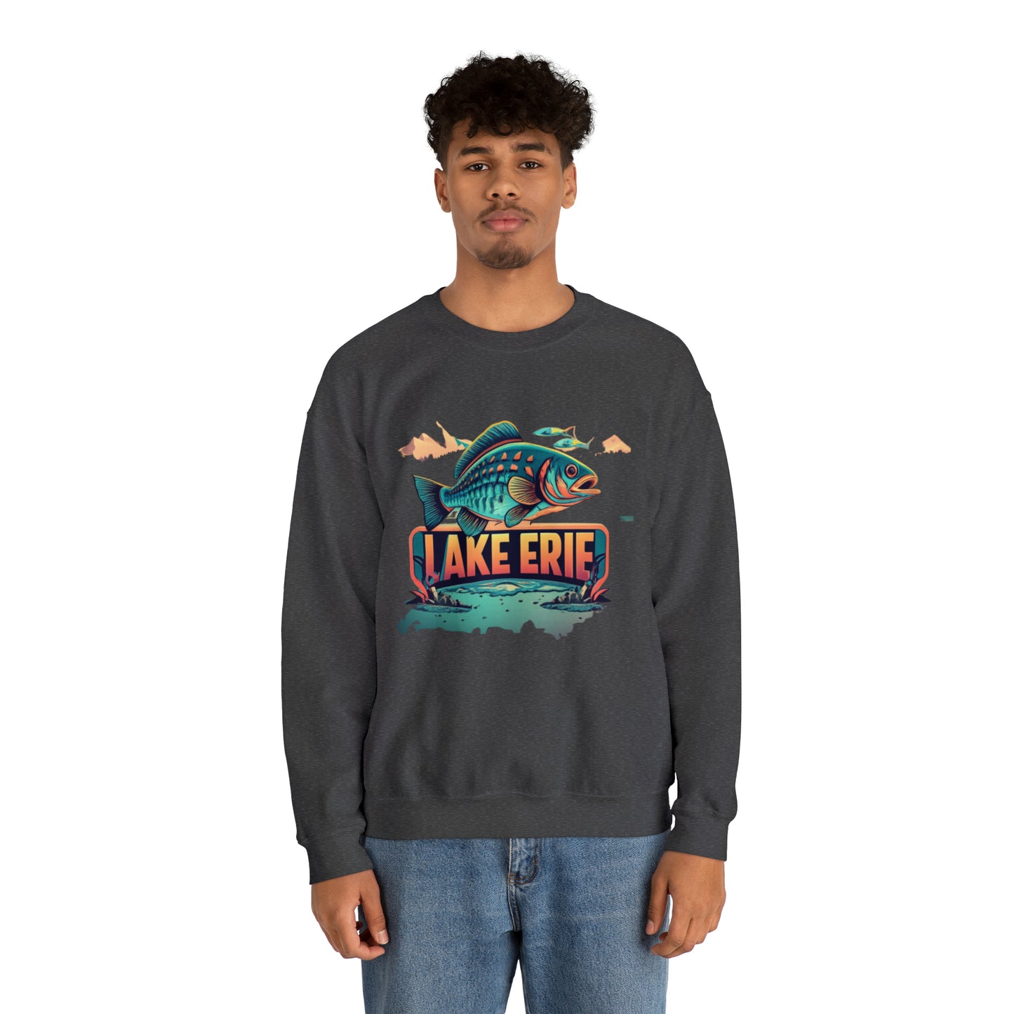 Personalized Lake Erie Crewneck Sweatshirt - Custom Erie Apparel