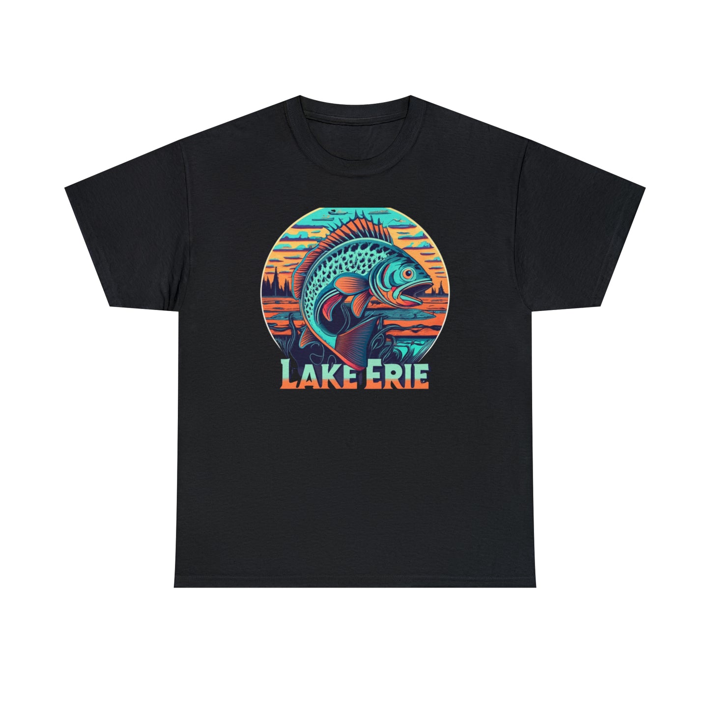 Personalized Lake Erie T-Shirt, Custom Design Souvenir