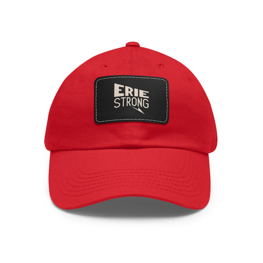 "Erie Strong Leather Patch Hat - Custom Erie Merchandise"