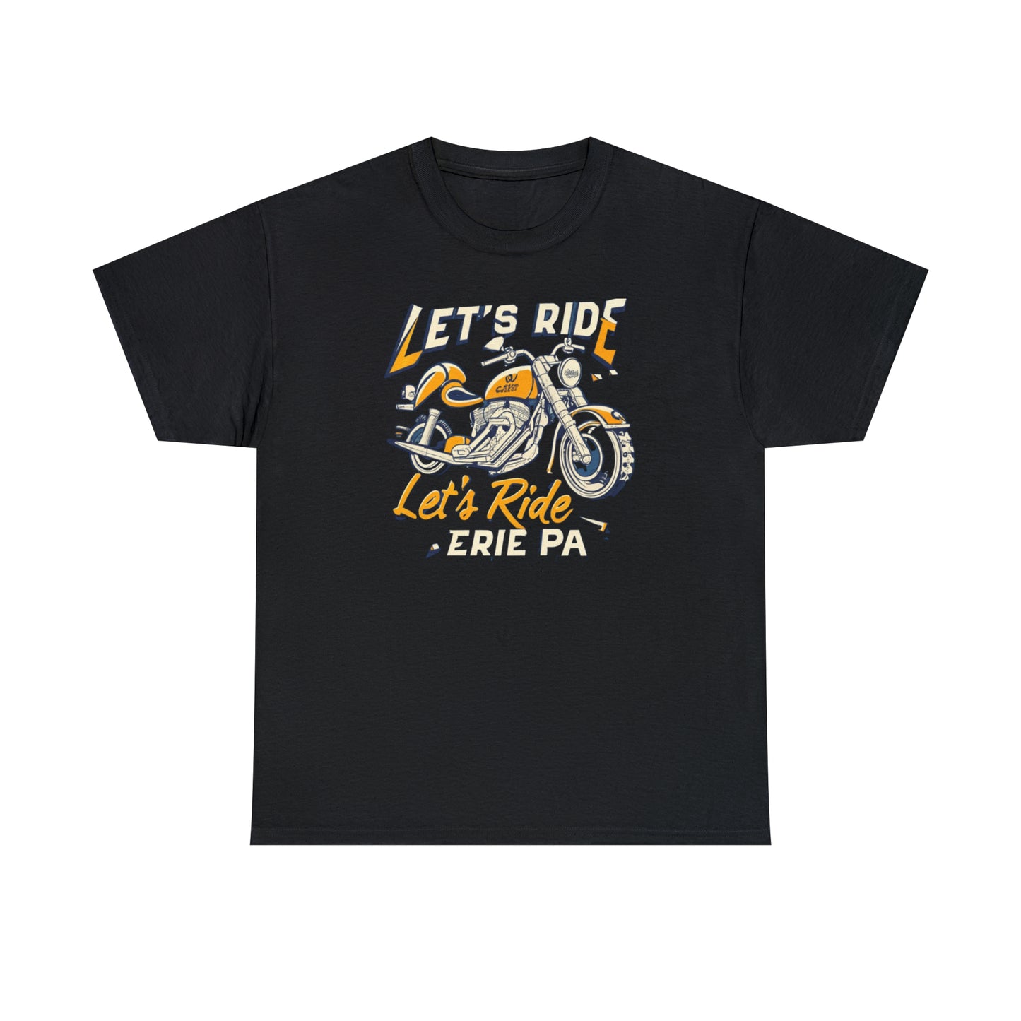 Heavy Cotton Unisex Erie Ride Design Custom Personalized Tee