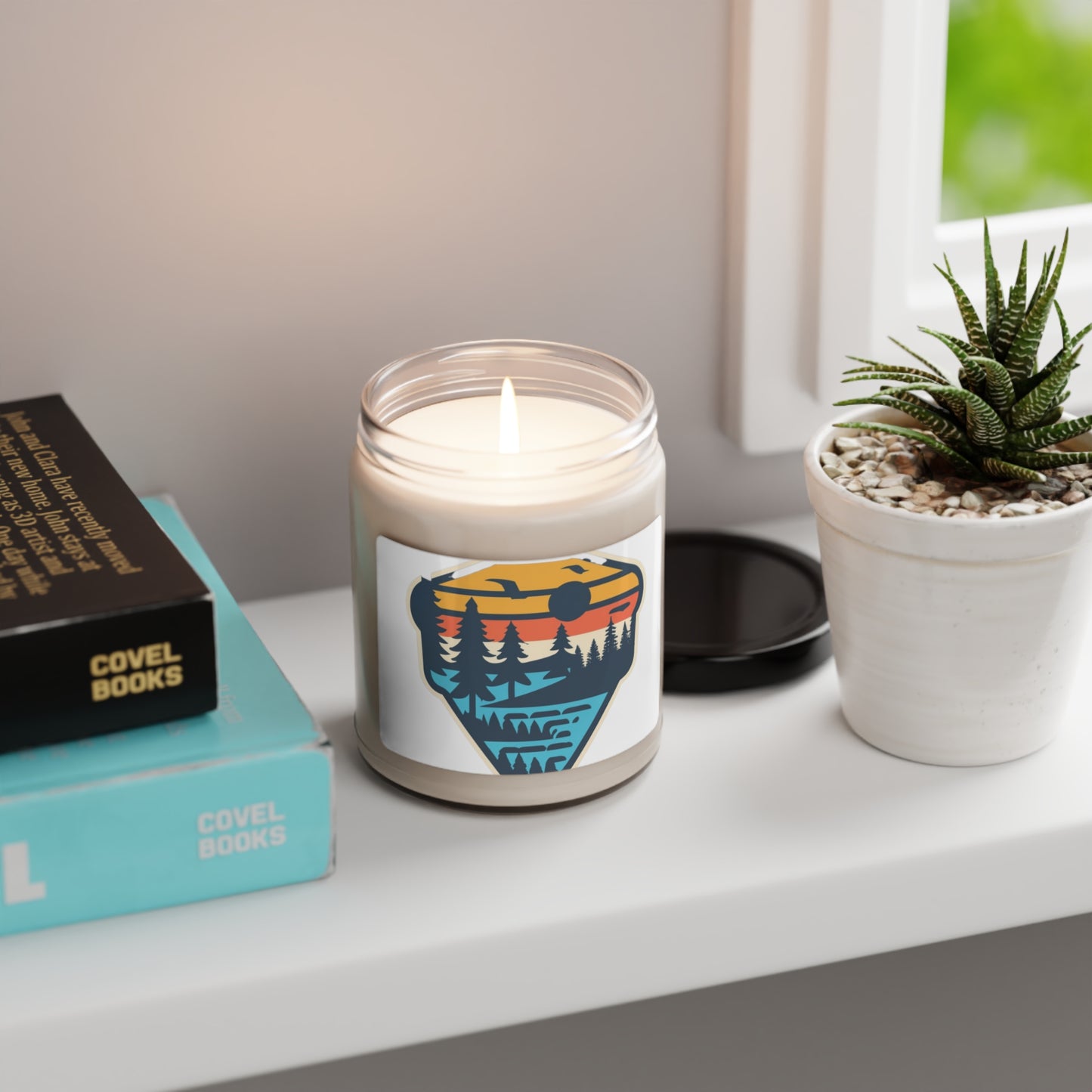 9oz Relaxing Aromatherapy Organic Soy Candle, Eco-Friendly