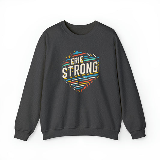 "Custom Erie Strong Crewneck Sweatshirt - Erie Pride Apparel"