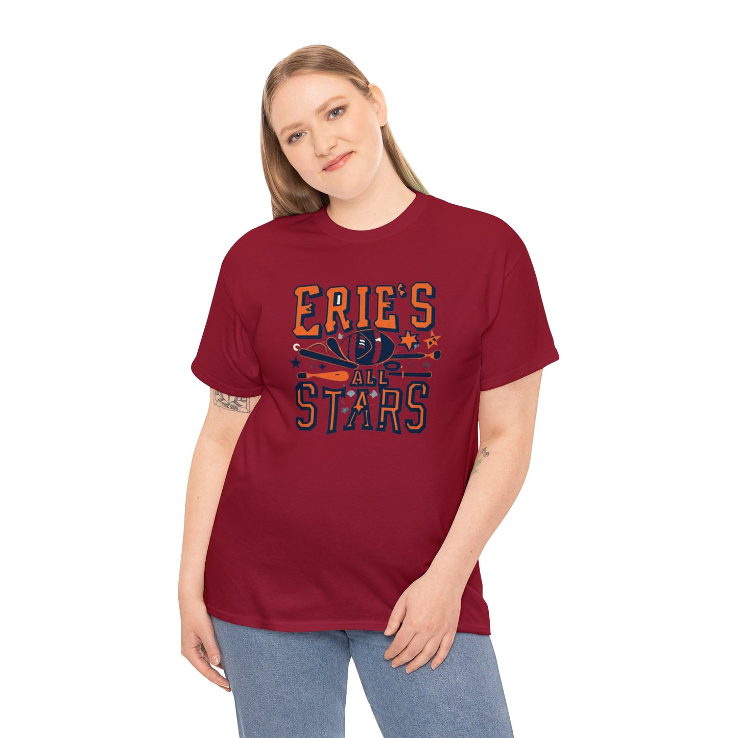 Lake Erie All-Star Spirit, Heavy Cotton Tee, Unisex