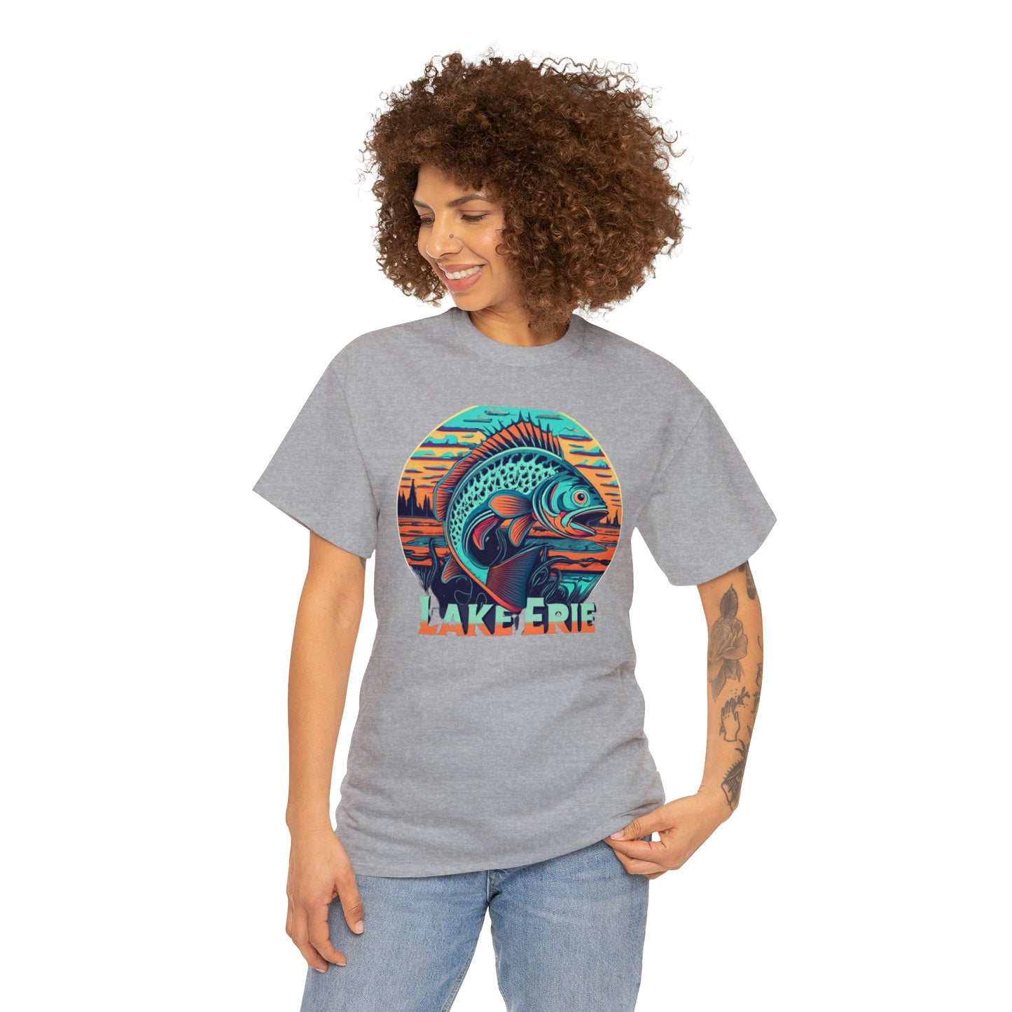 Personalized Lake Erie T-Shirt, Custom Design Souvenir