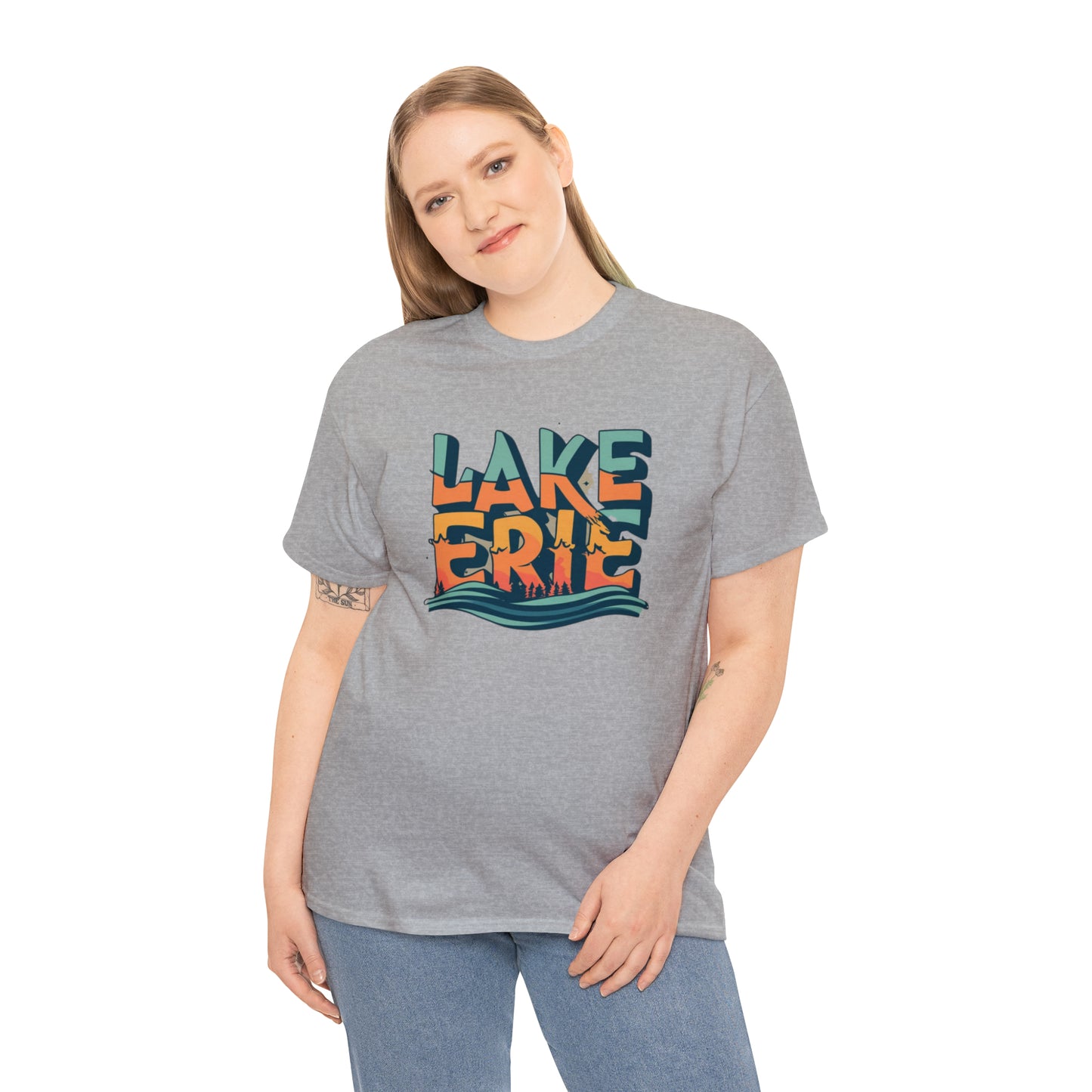 Personalized Lake Erie Tee - Ohio Pride Great Lakes Design