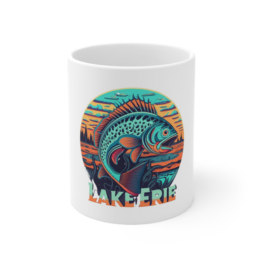 Lake Erie Design 11oz Ceramic Mug - Quality Personalized Gift
