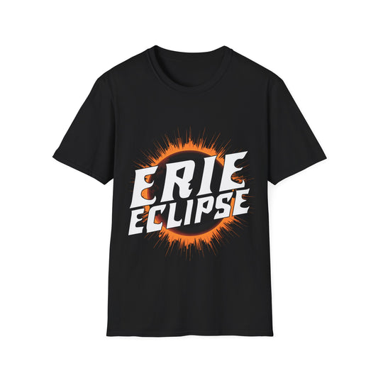 Erie Solar Burst, Unisex Softstyle Tee, Trendy Graphic T-Shirt, Casual Comfort Wear