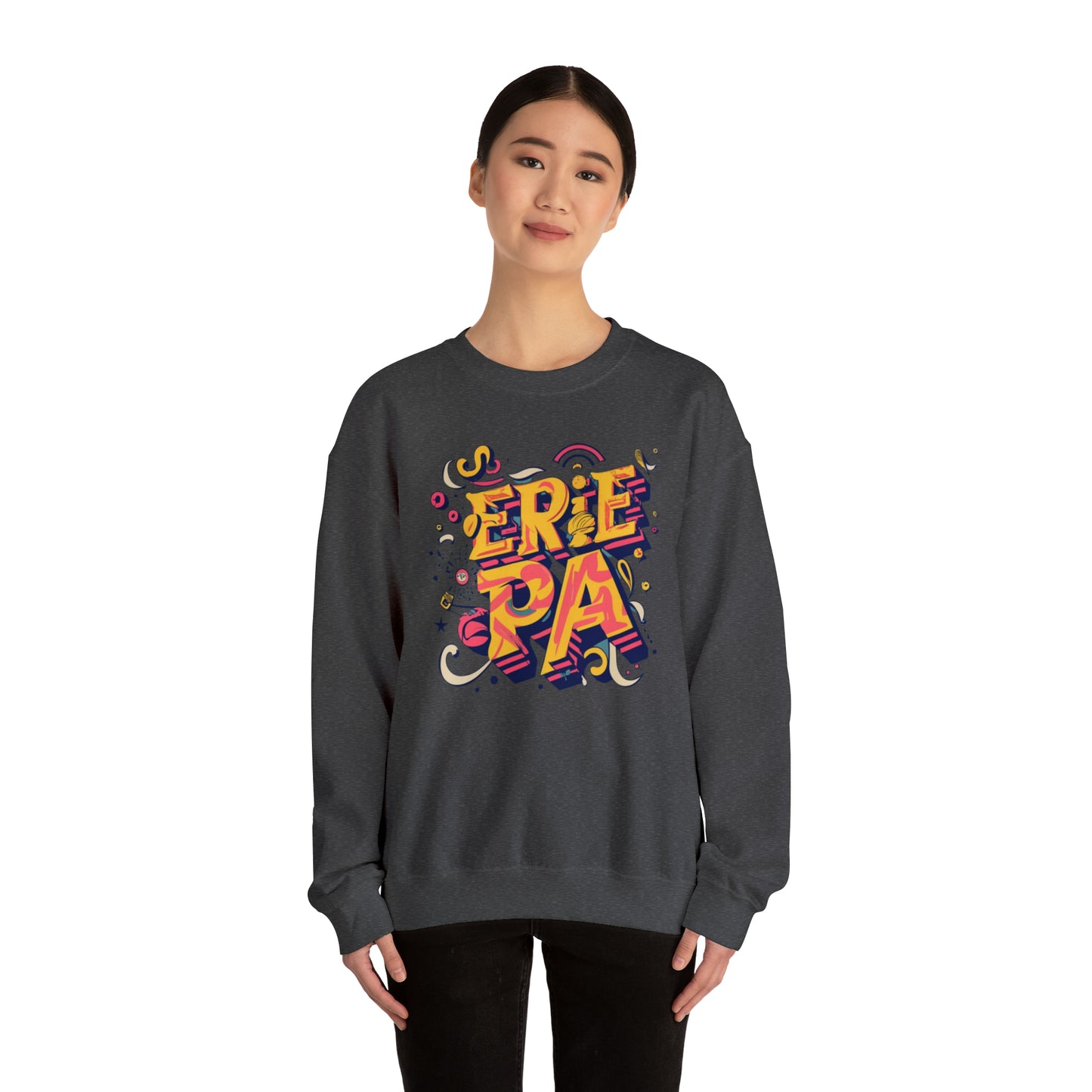 Erie PA Custom Crewneck Sweatshirt - Trendy Personalized Gift