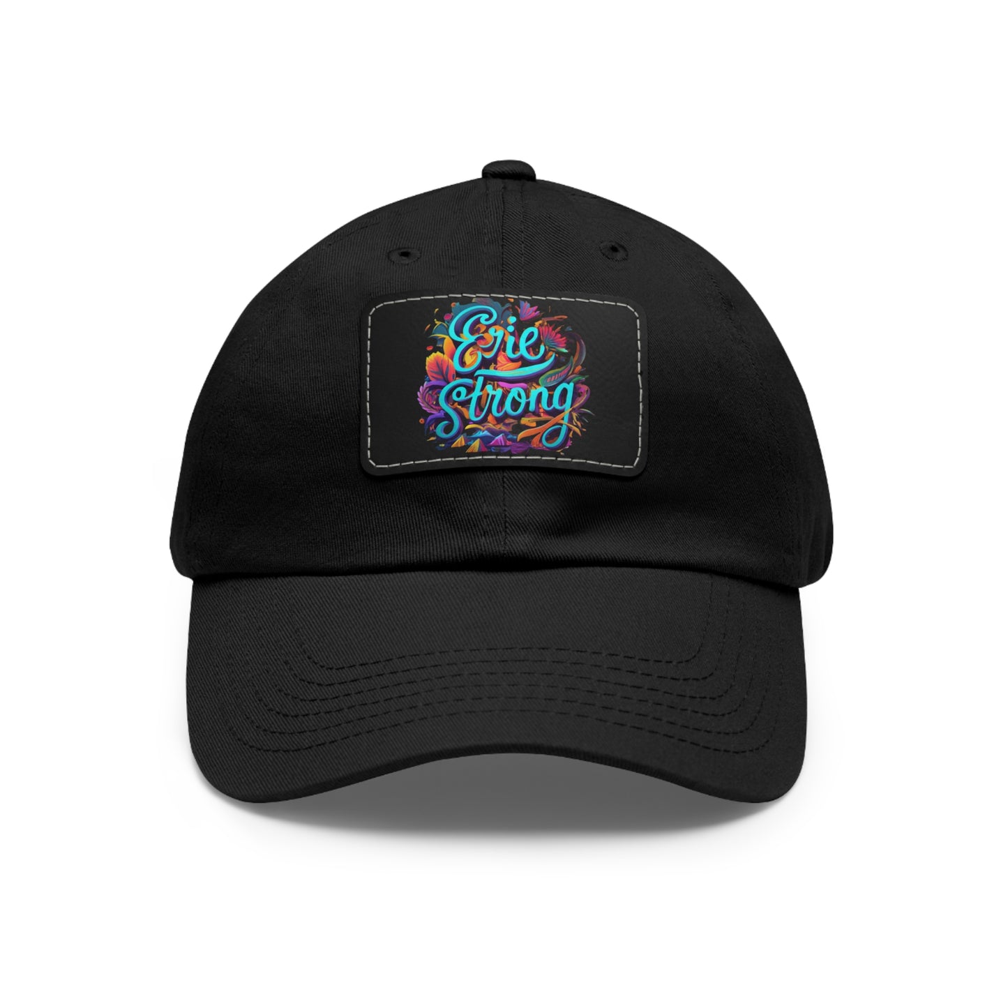 Erie Design Quality Leather Patch Custom Hat