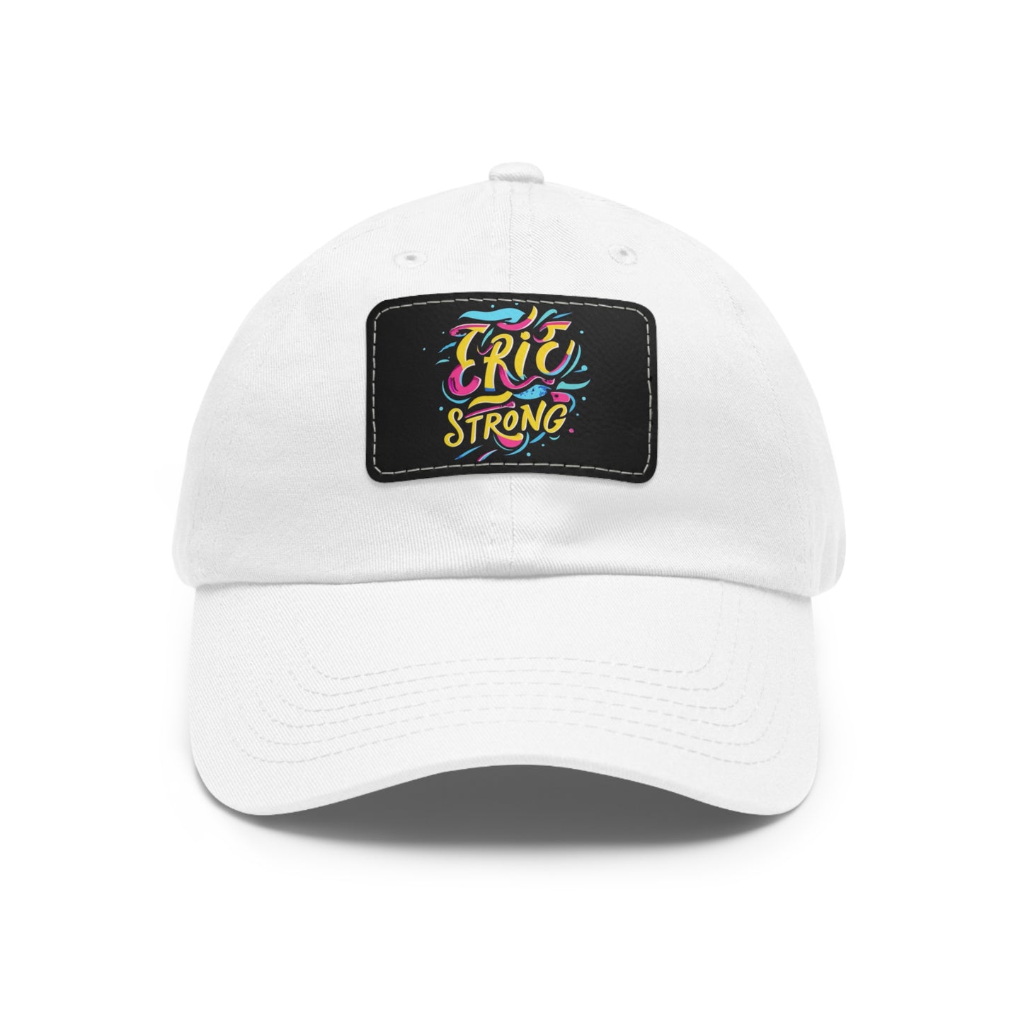 Erie Strong Custom Hat with Leather Patch - Quality Design