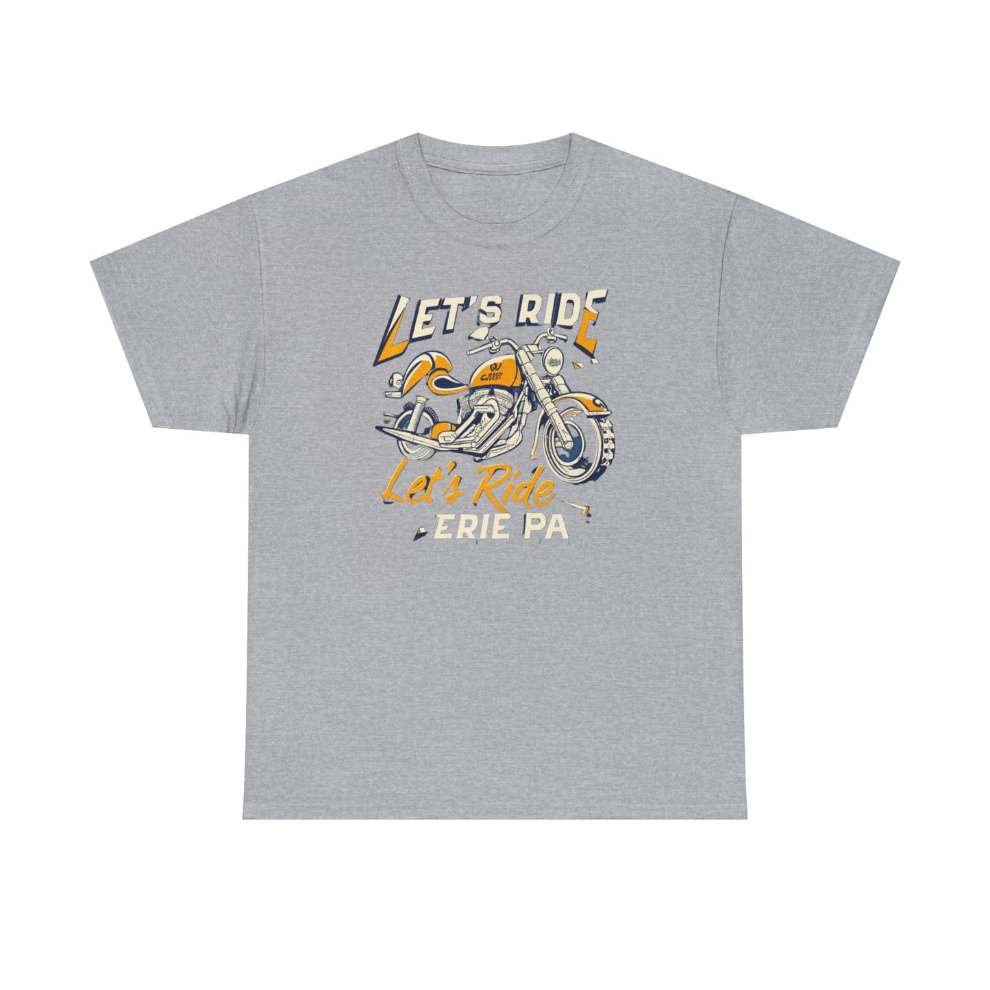 Heavy Cotton Unisex Erie Ride Design Custom Personalized Tee