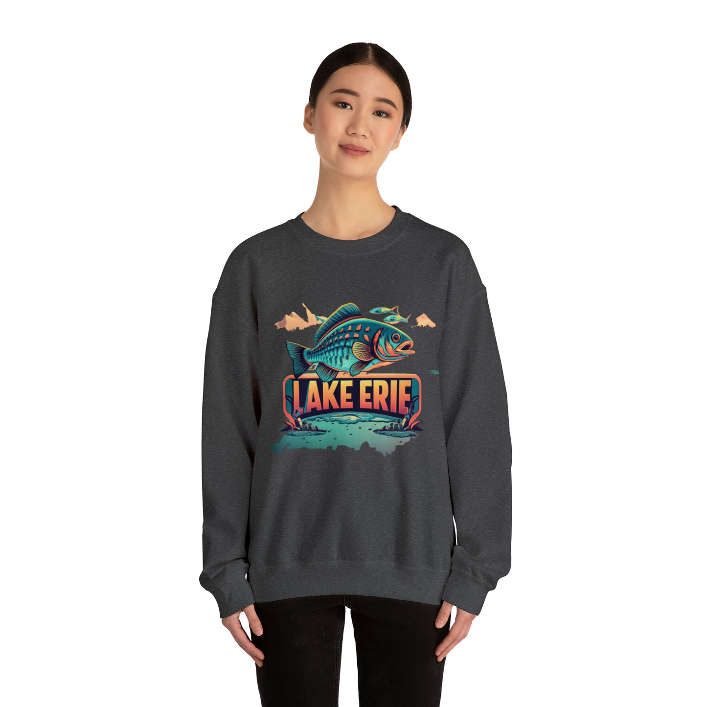 Personalized Lake Erie Crewneck Sweatshirt - Custom Erie Apparel