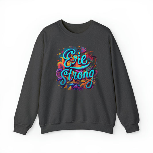 Erie Strong Personalized Crewneck Sweatshirt, Unique Design