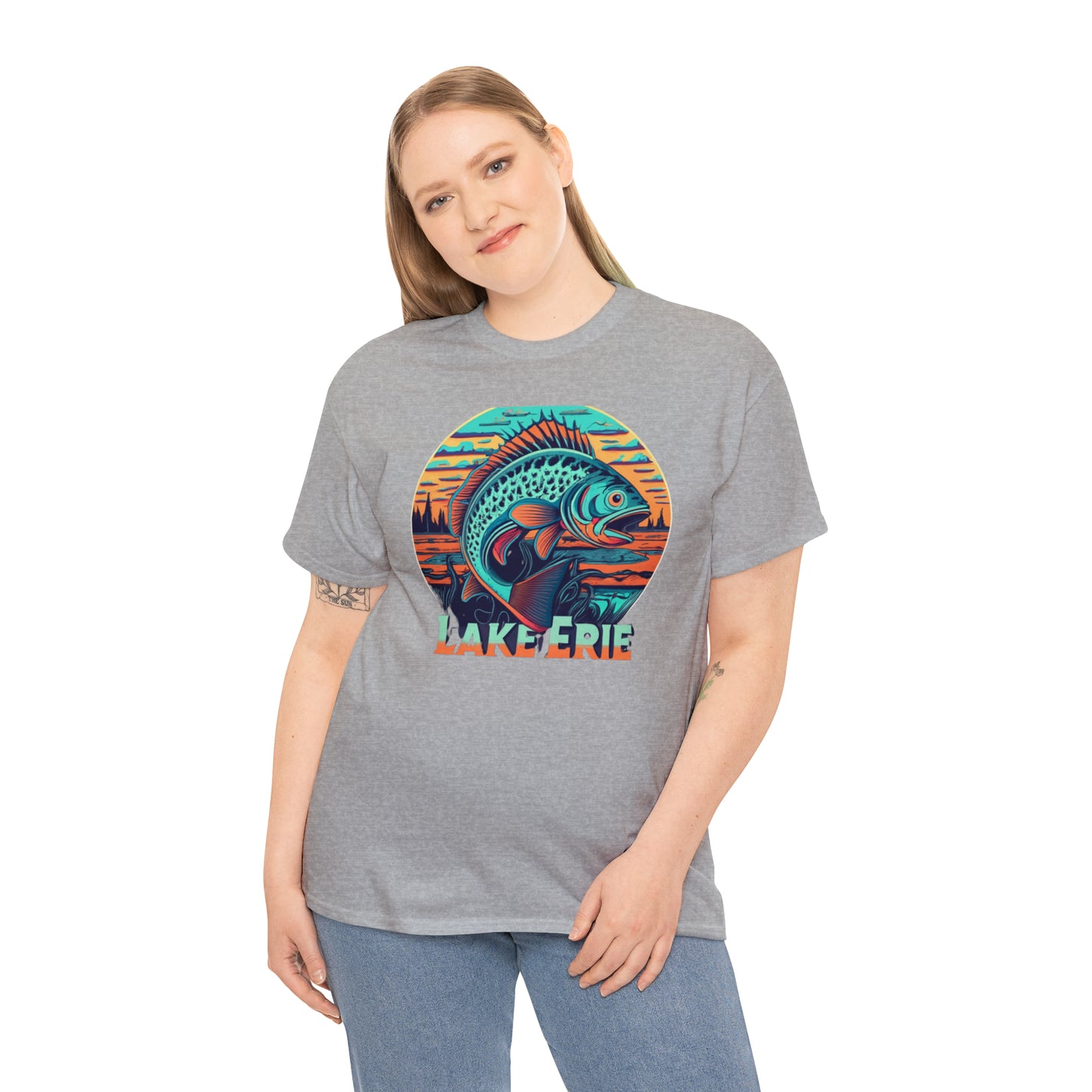 Personalized Lake Erie T-Shirt, Custom Design Souvenir