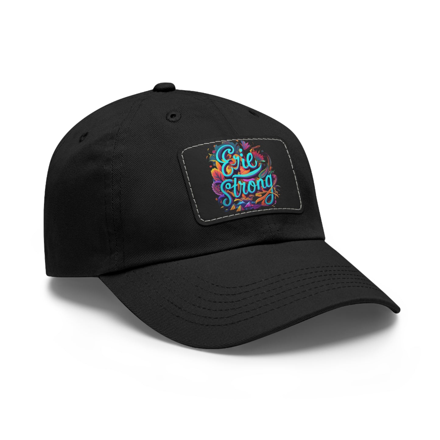 Erie Design Quality Leather Patch Custom Hat