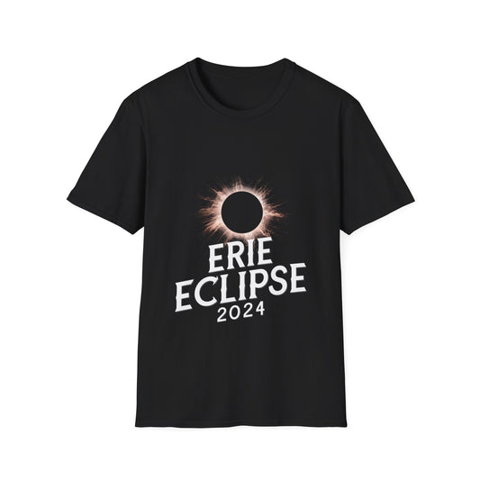 Erie Radiance Eclipse, Unisex Softstyle Tee, Trendy Casual Shirt, Stylish Comfort