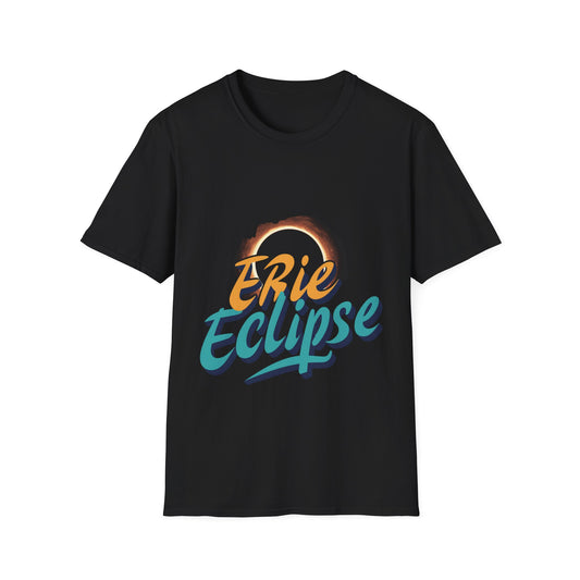 Erie Eclipse Radiance, Unisex Softstyle Tee, Premium Quality, Comfort Fit, Trendy T-Shirt