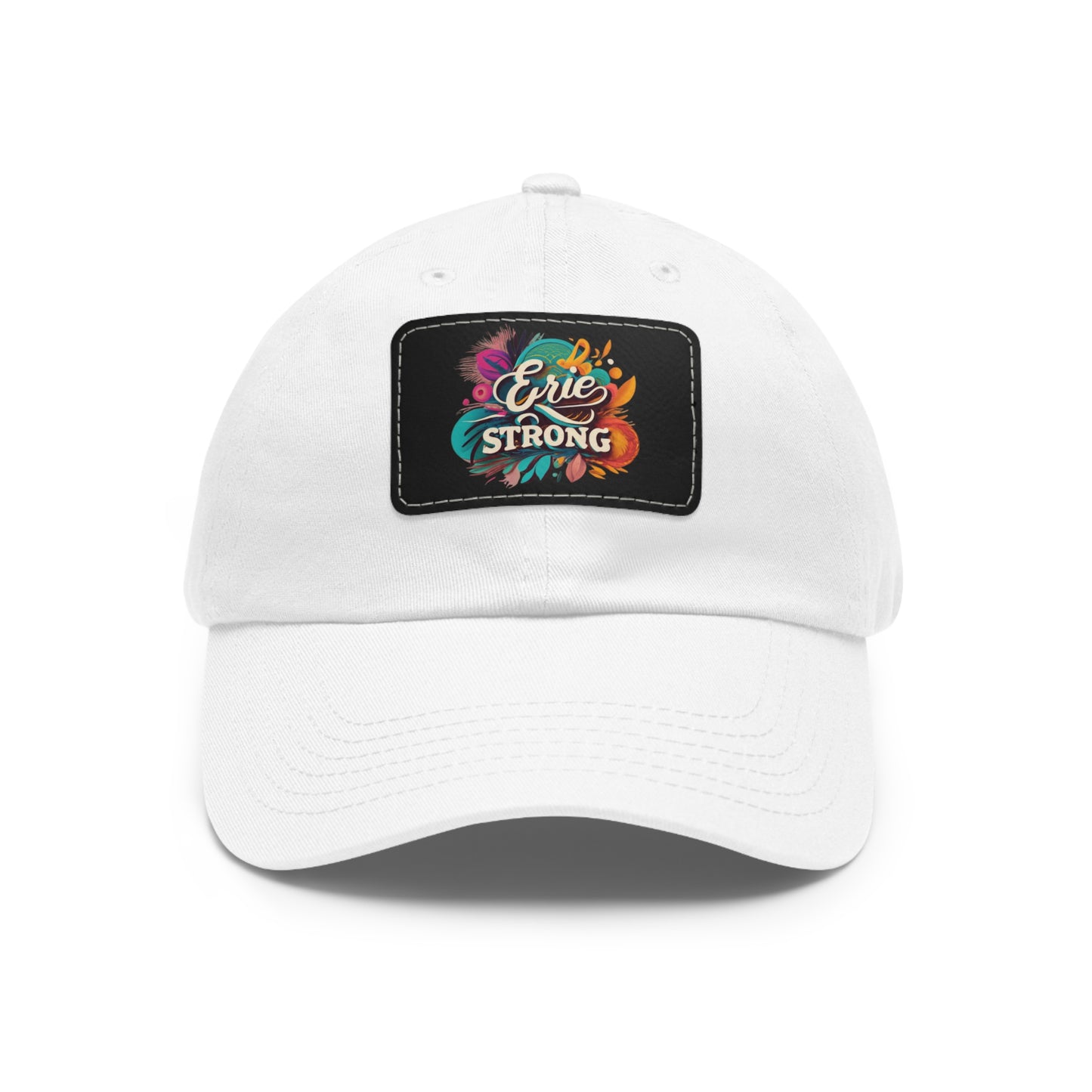 Erie Strong Leather Patch Hat - Stylish Custom Headwear