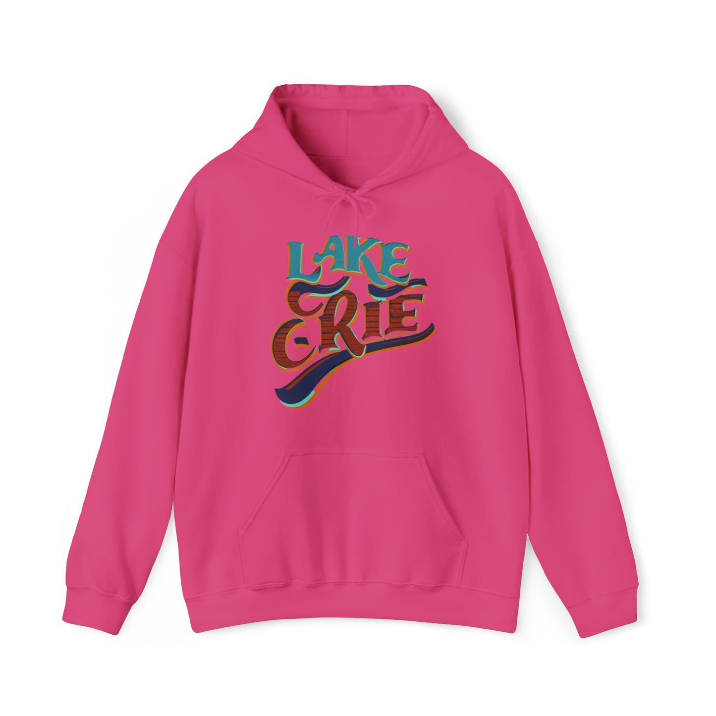Essence of Erie Hoodie, Pennsylvania Waves design, Unisex Heavy Blend