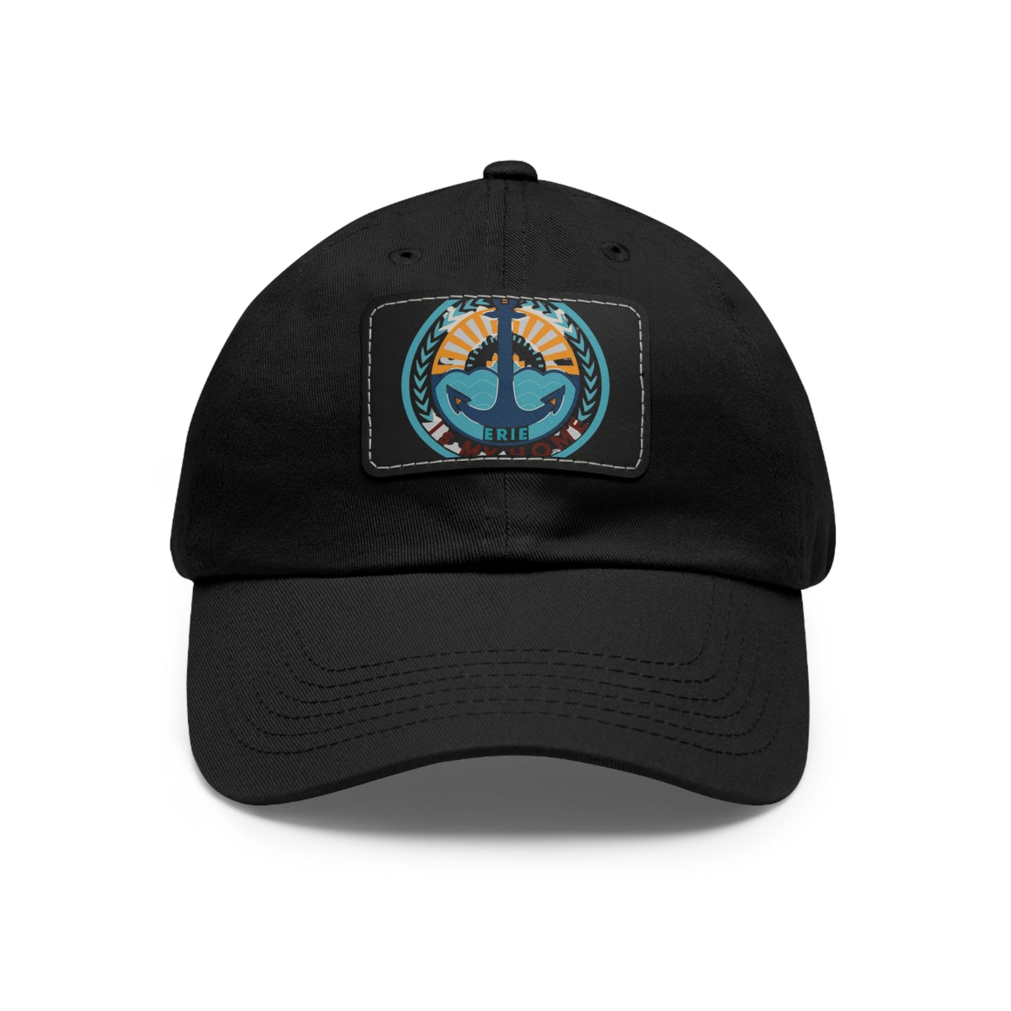 Erie Pride Premium Leather Patch Hat Design