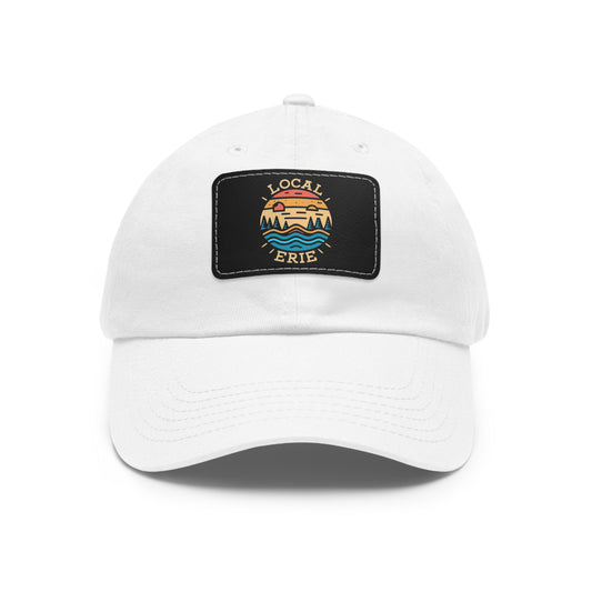 "Premium Erie Design Hat with Leather Patch for Unisex"