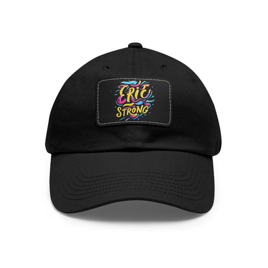 Erie Strong Custom Hat with Leather Patch - Quality Design