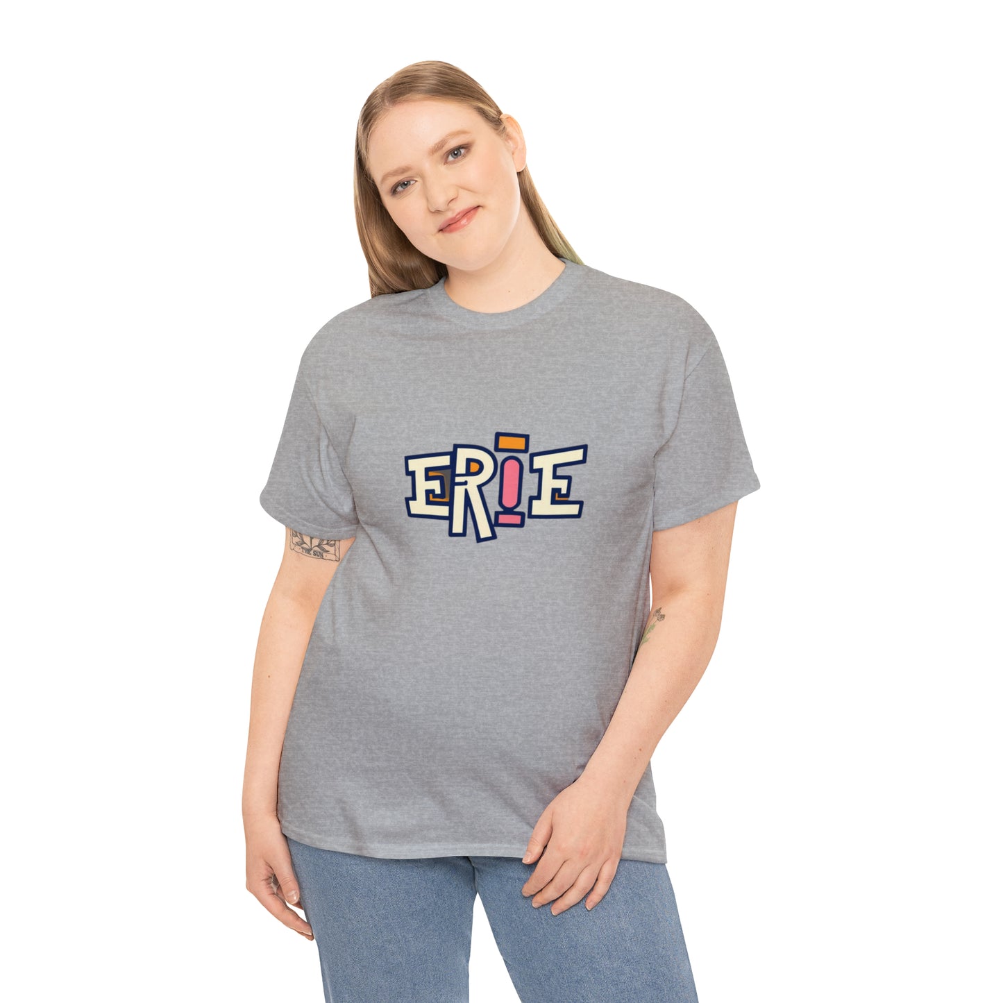 High-Quality Custom Erie Unisex Heavy Cotton Tee