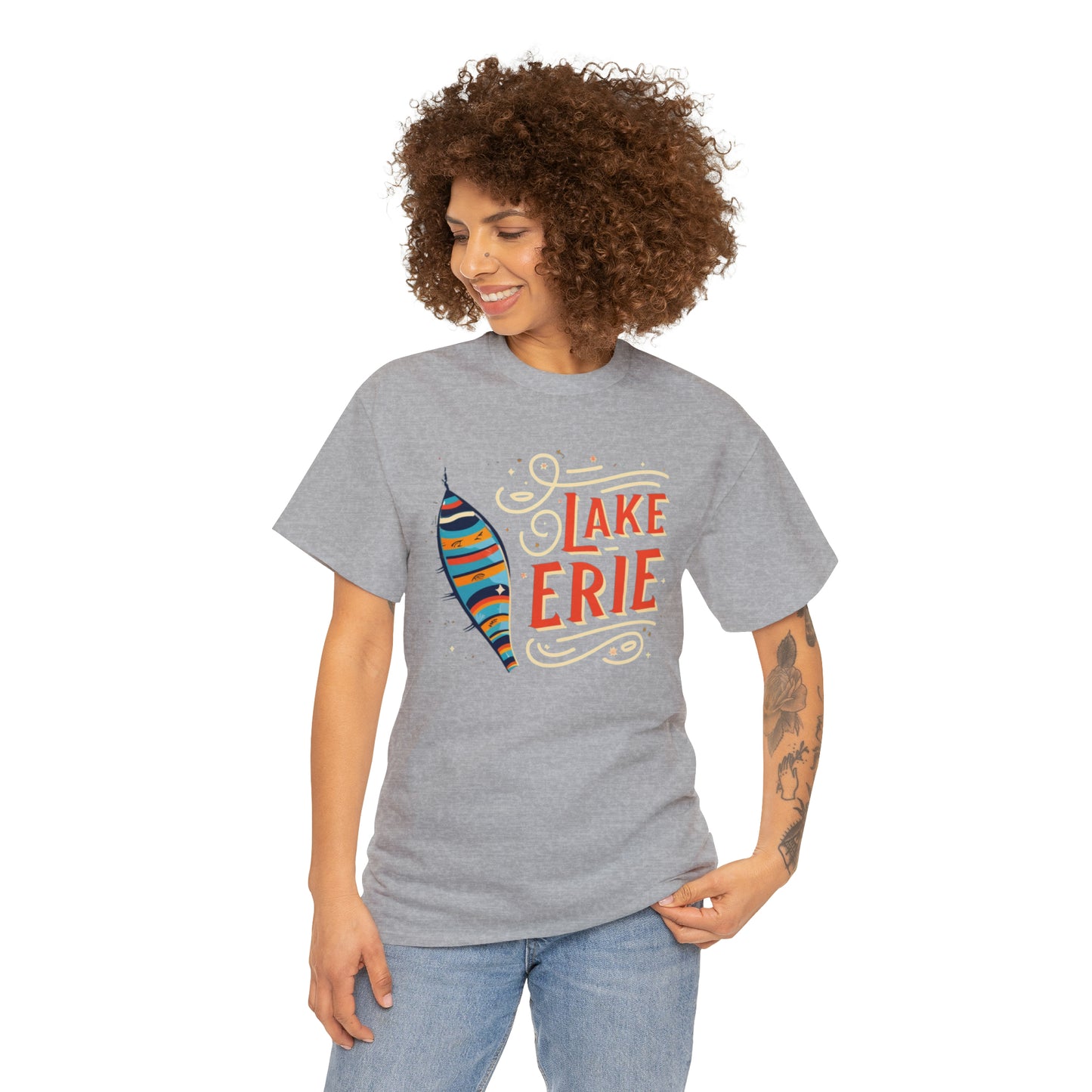 Personalized Lake Erie Custom Design Tee Shirt