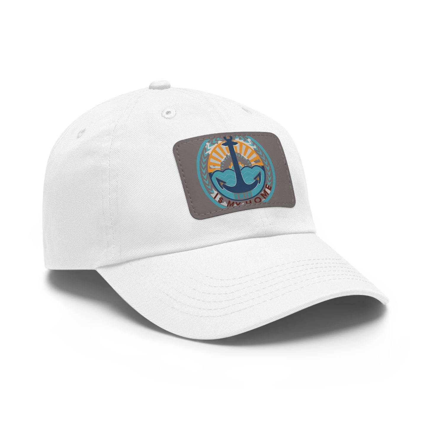 Erie Pride Premium Leather Patch Hat Design
