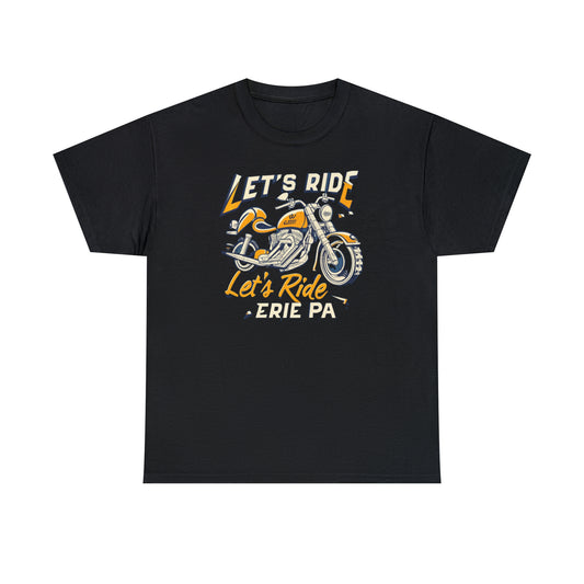 Heavy Cotton Unisex Erie Ride Design Custom Personalized Tee
