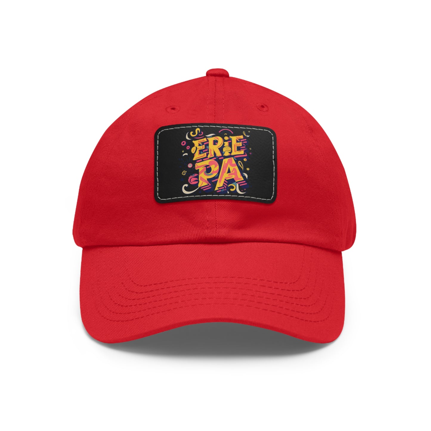 Erie PA High-Quality Custom Hat with Stylish Leather Patch
