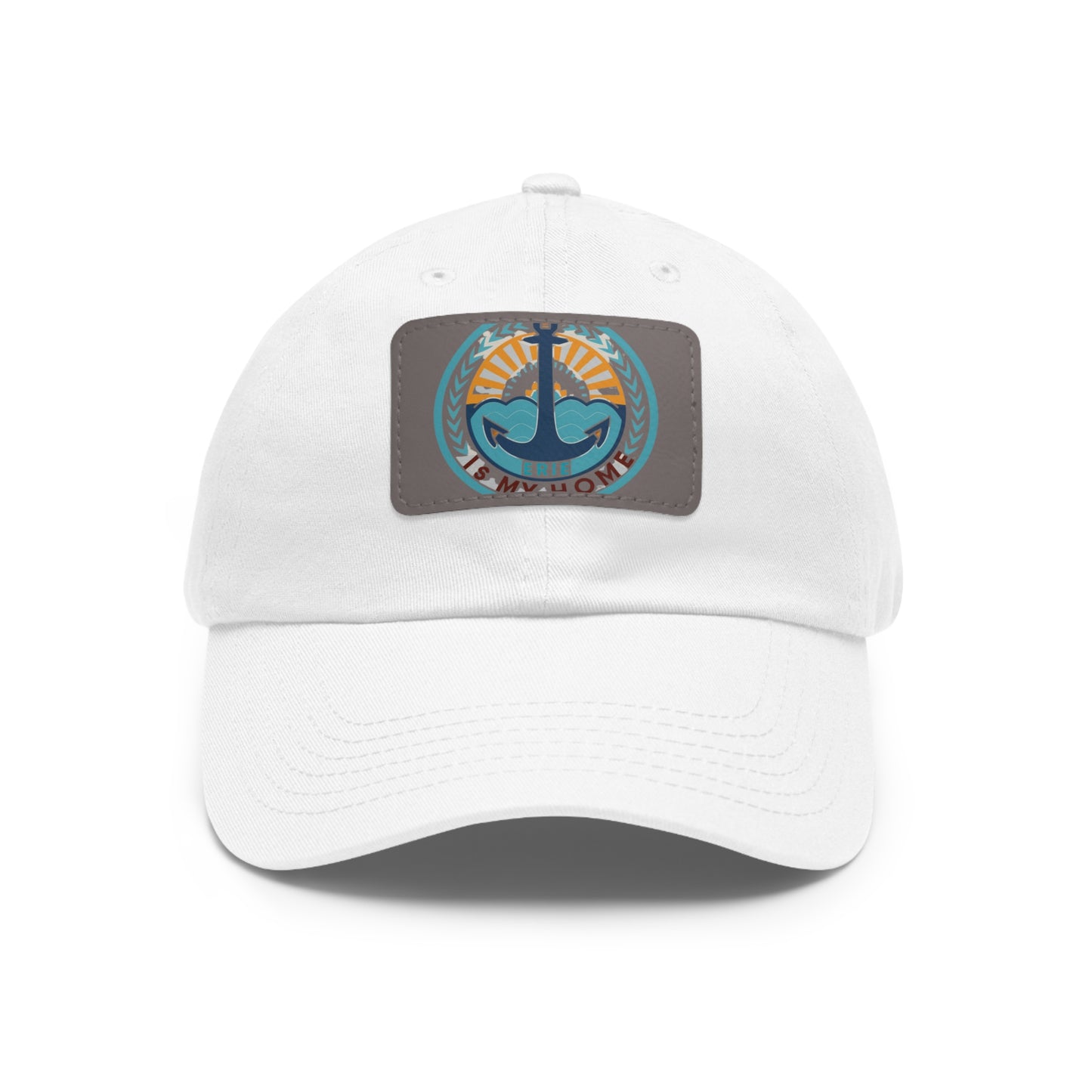 Erie Pride Premium Leather Patch Hat Design