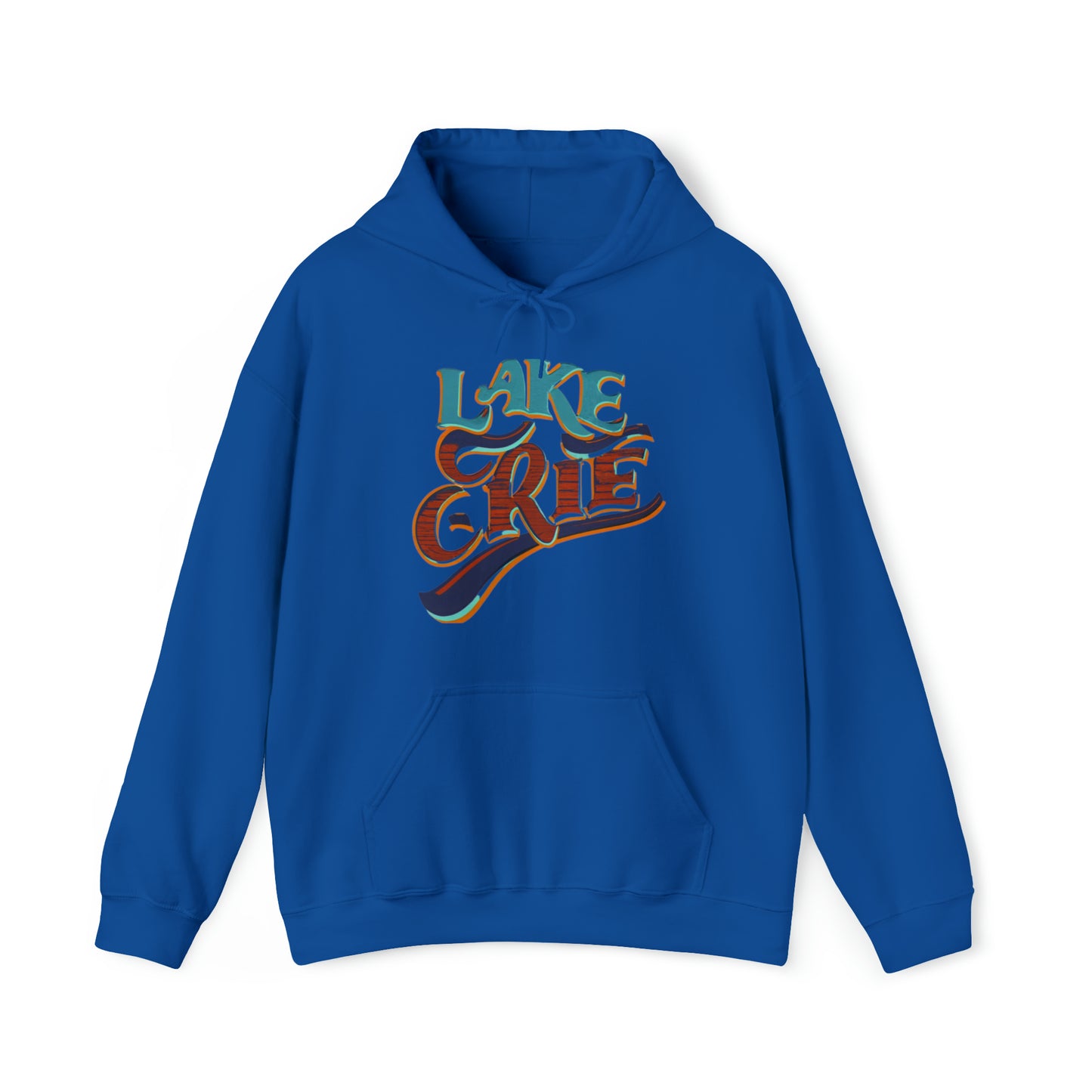 Essence of Erie Hoodie, Pennsylvania Waves design, Unisex Heavy Blend