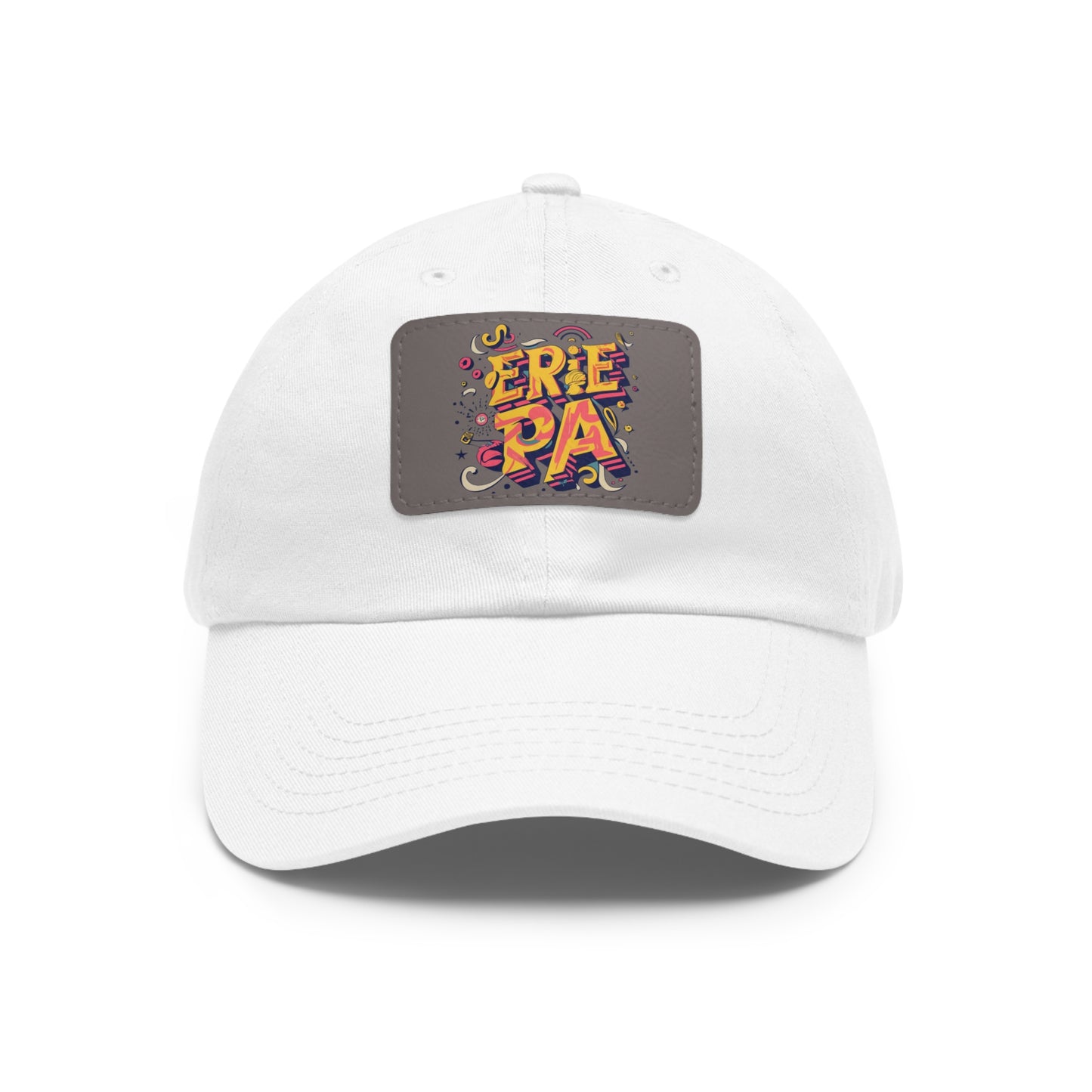 Erie PA High-Quality Custom Hat with Stylish Leather Patch