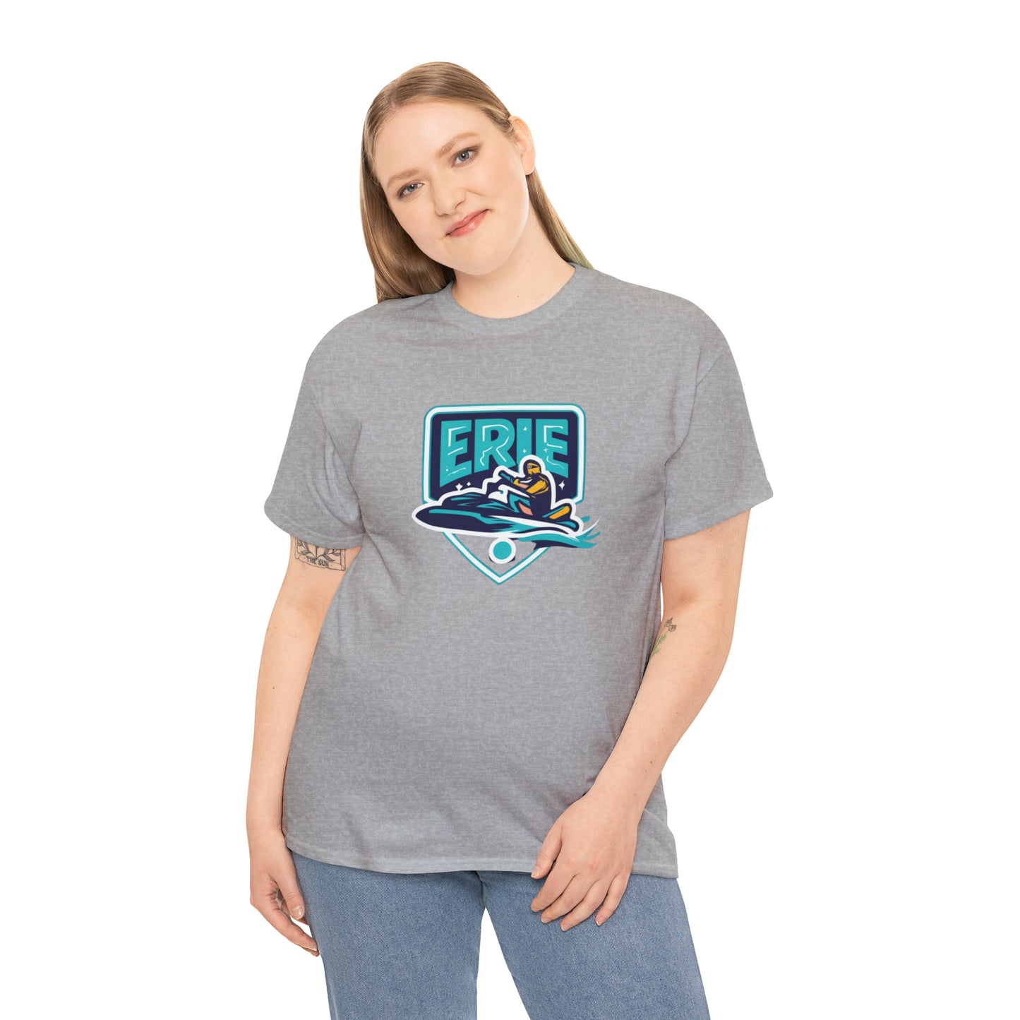 Erie Jetski Heavy Cotton Graphic Tee Unisex - Casual Wear