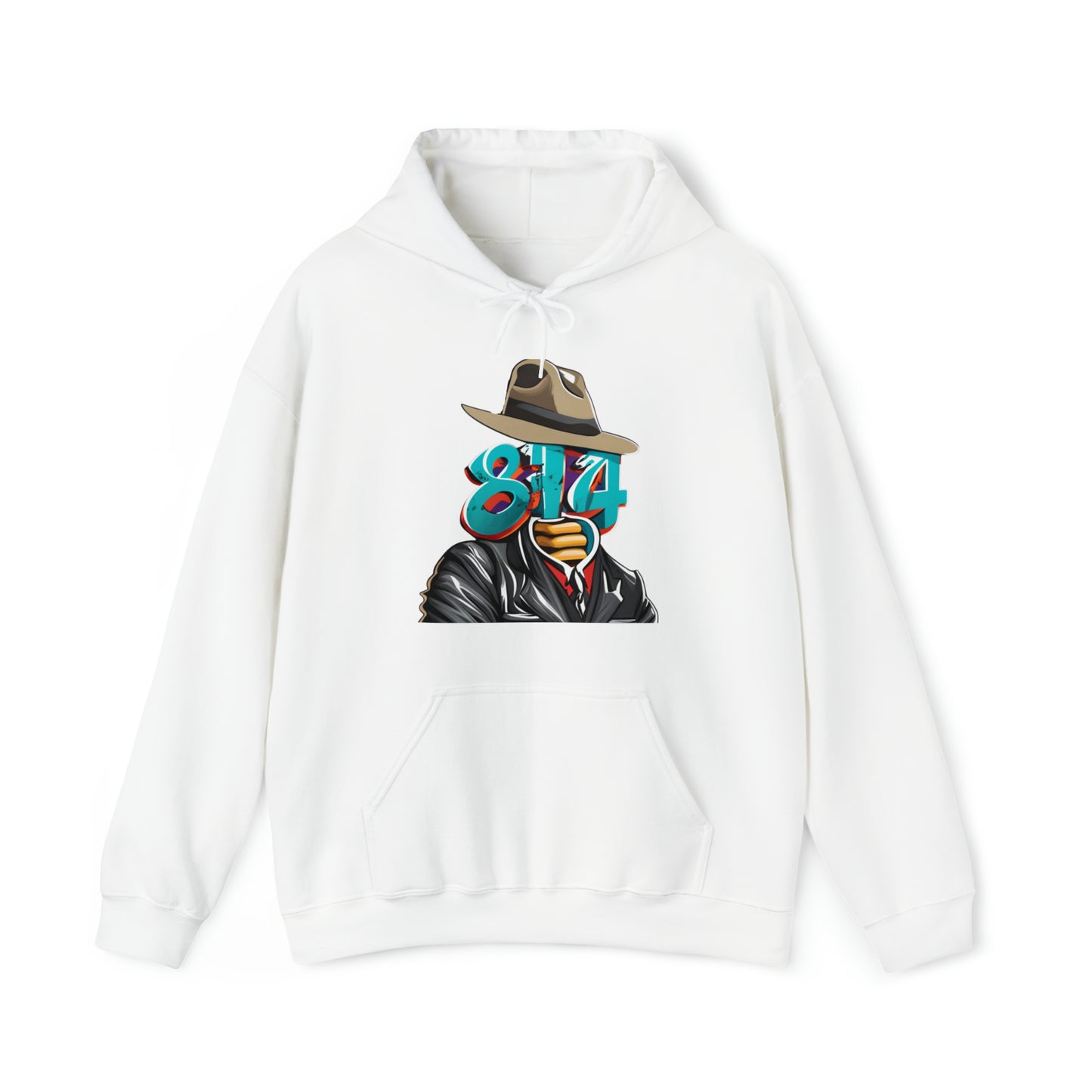 Unisex Heavy Blend Hoodie, Custom Erie Design, Exclusive Inspector 814 Hooded Sweatshirt, Personalized Hoodie
