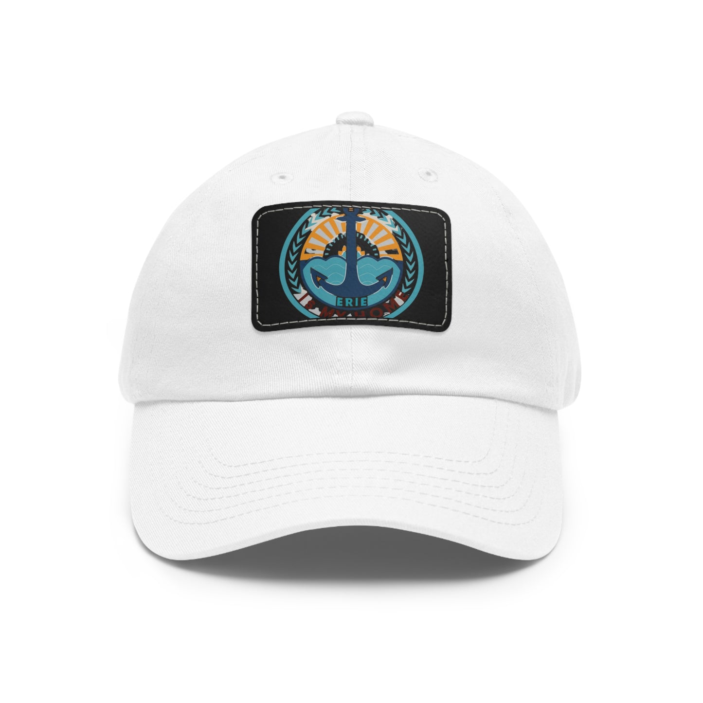 Erie Pride Premium Leather Patch Hat Design