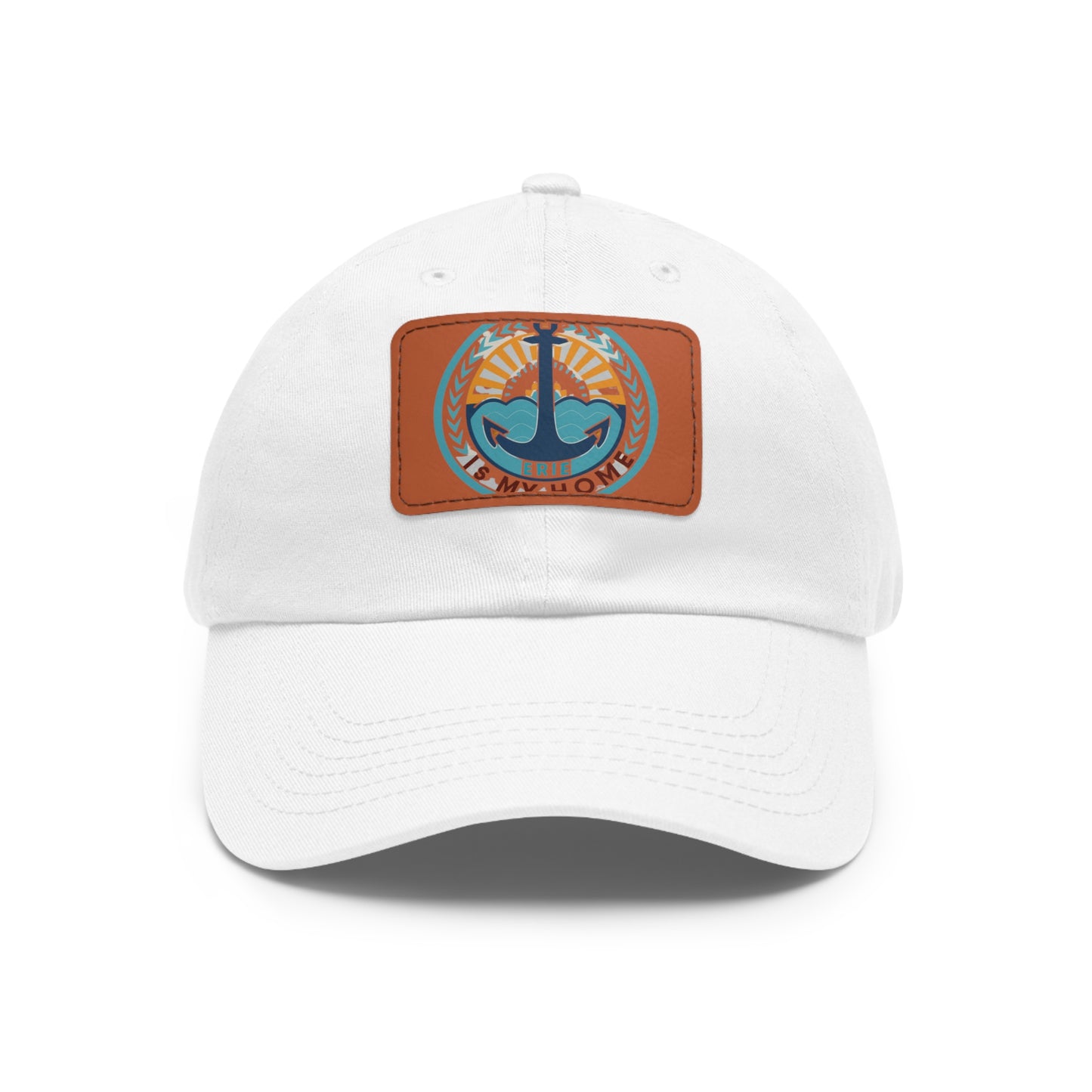 Erie Pride Premium Leather Patch Hat Design