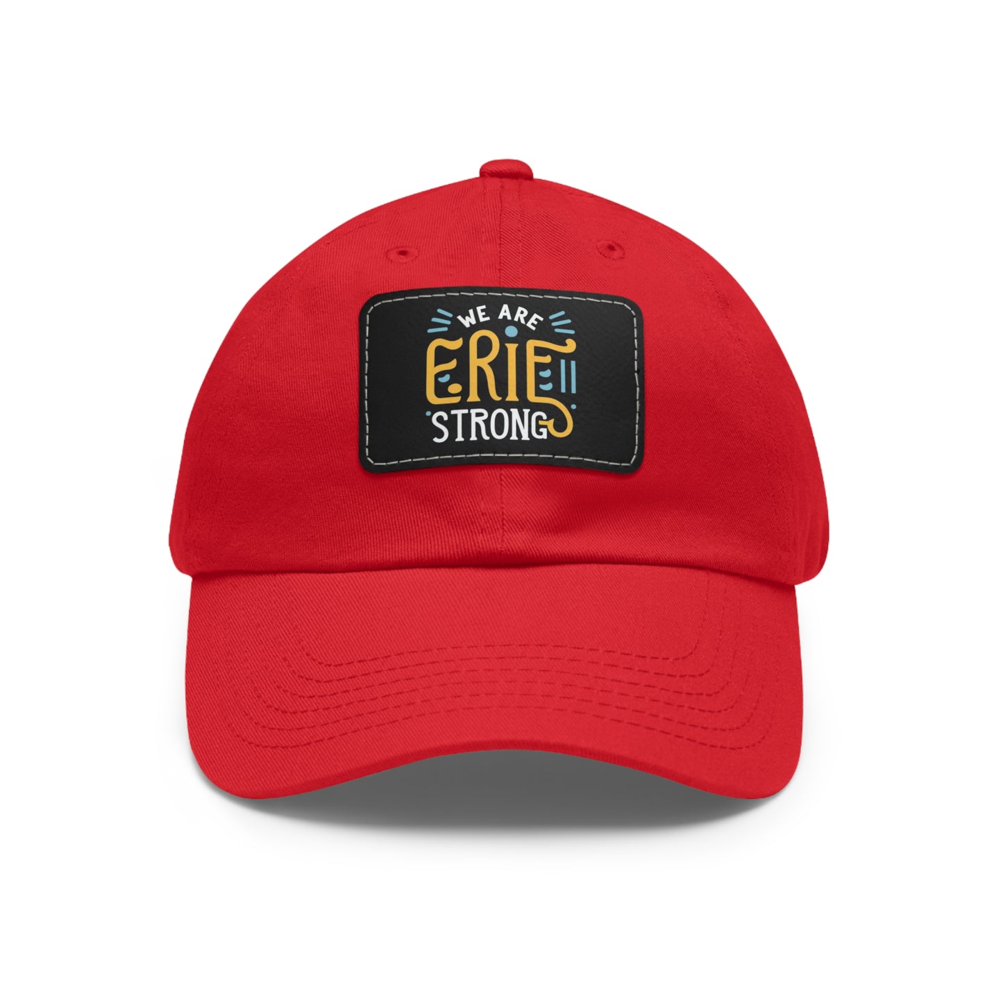 Leather Patch Erie Strong Hat - Durable, Trendy Design