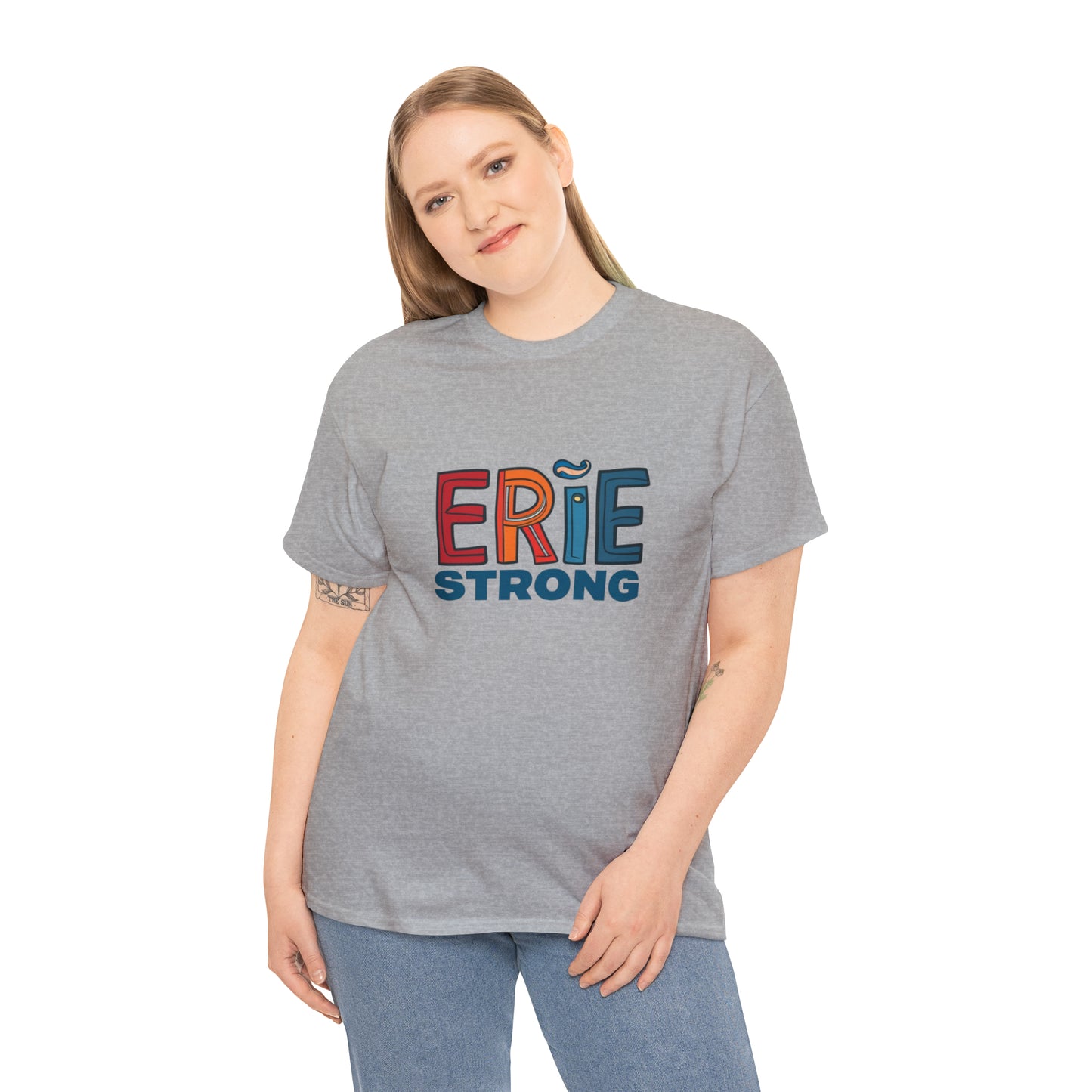 Erie Strong Design Custom Shirt - High-Quality Lake Erie Gift