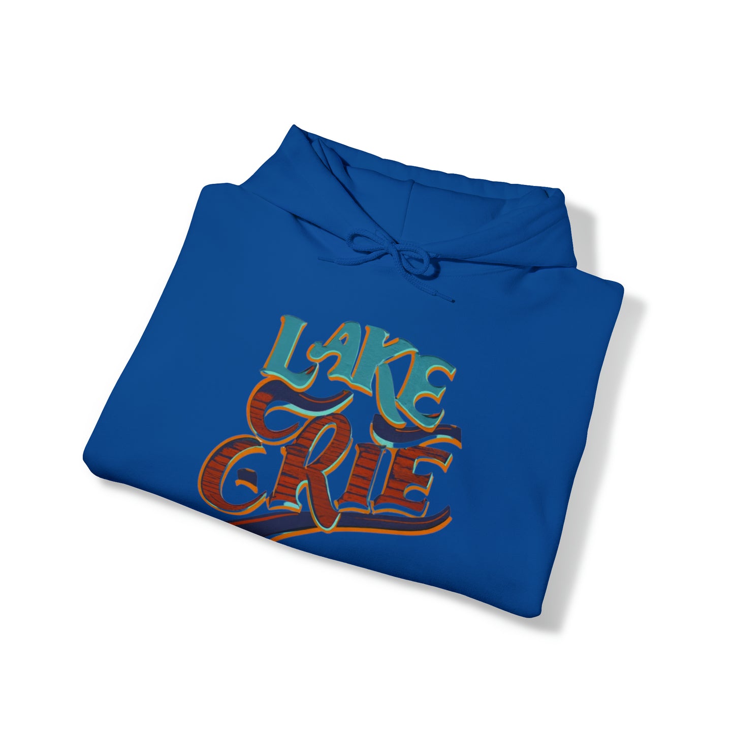 Essence of Erie Hoodie, Pennsylvania Waves design, Unisex Heavy Blend