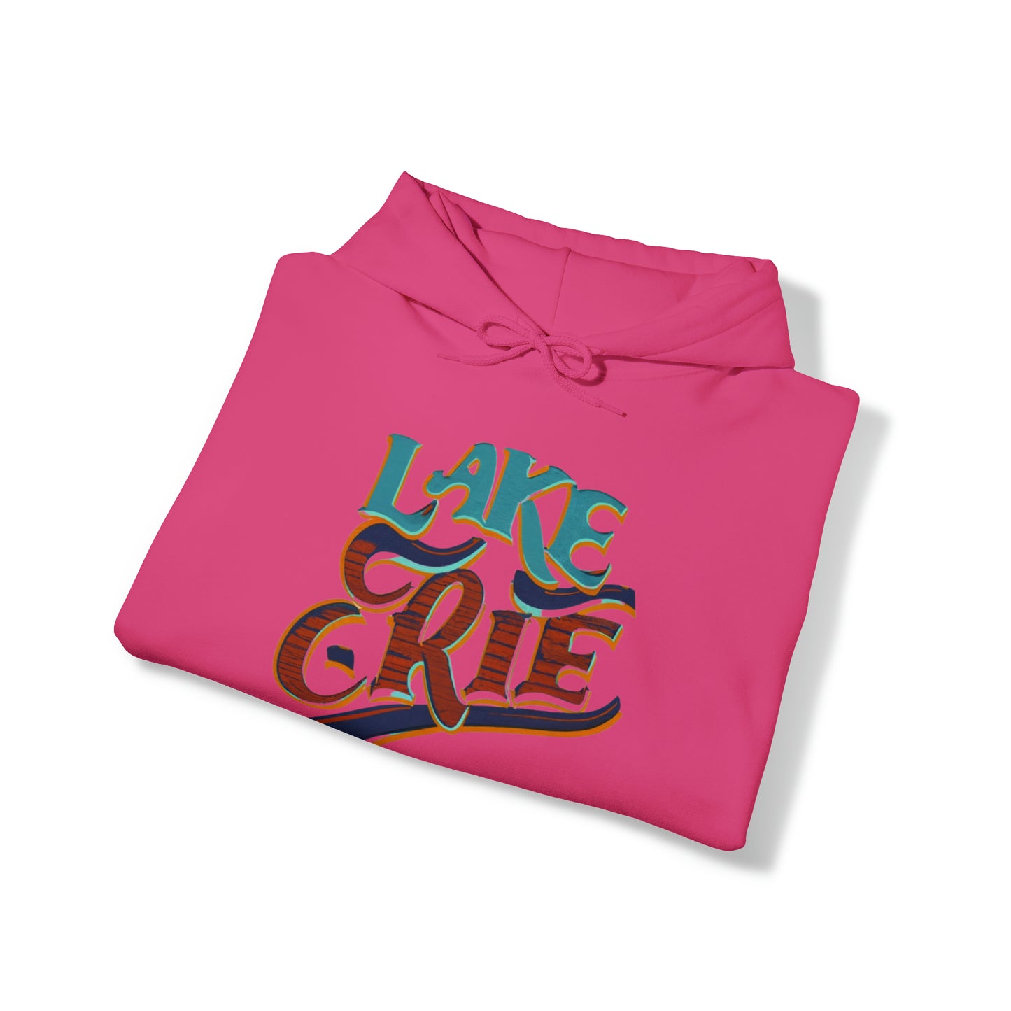 Essence of Erie Hoodie, Pennsylvania Waves design, Unisex Heavy Blend