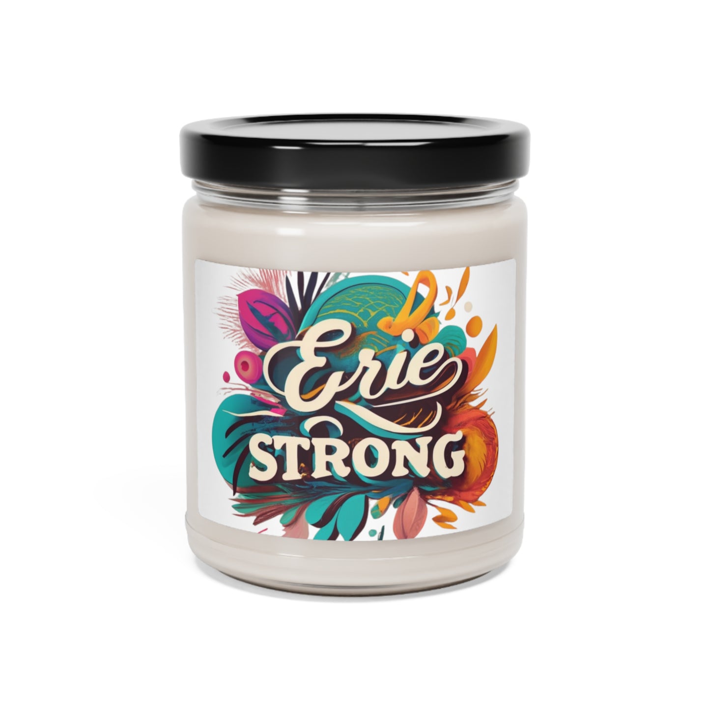 Erie Soy Candle, Handmade 9oz Strong Scent, Eco-Friendly