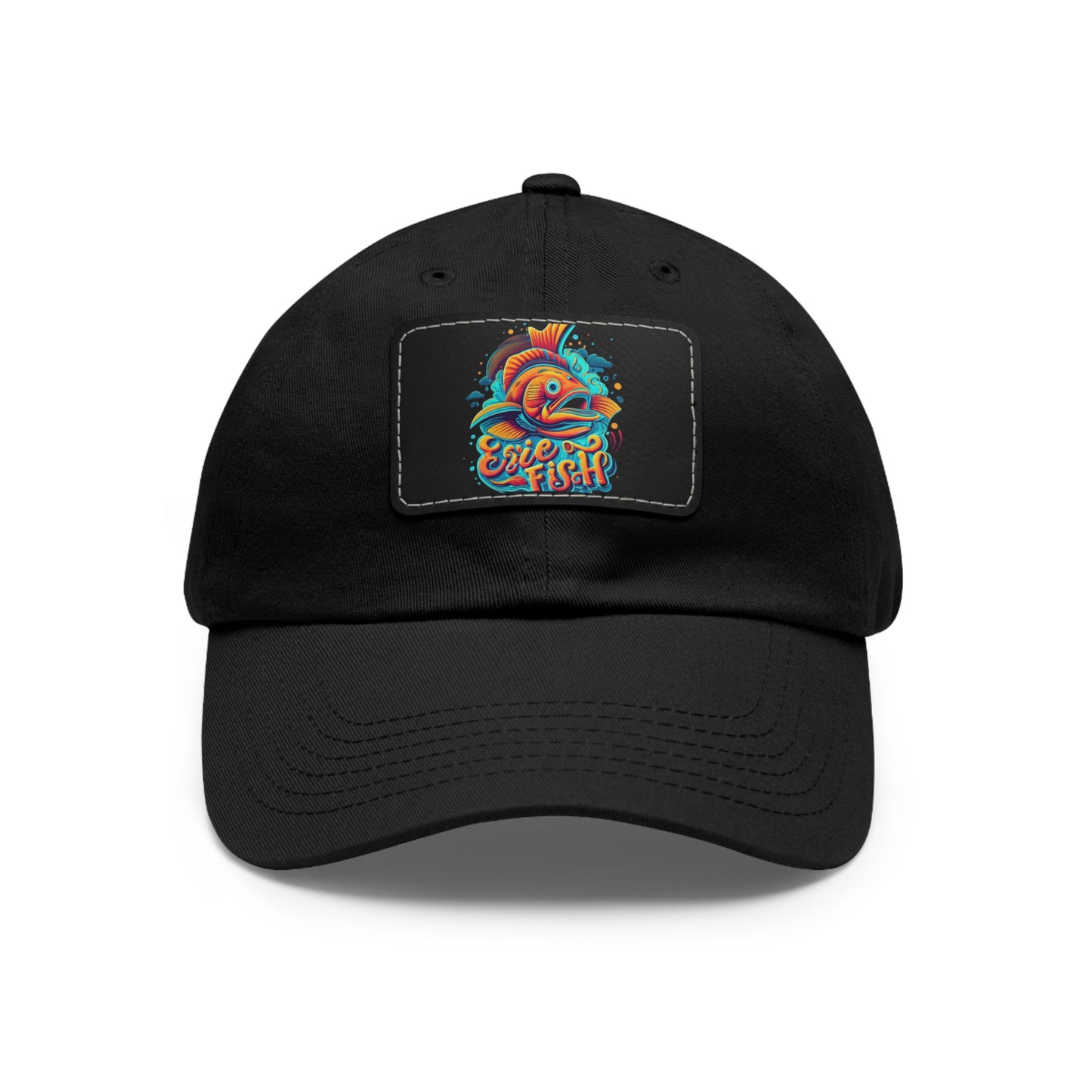 Erie Fish Leather Patch Hat - Durable Stylish Accessory