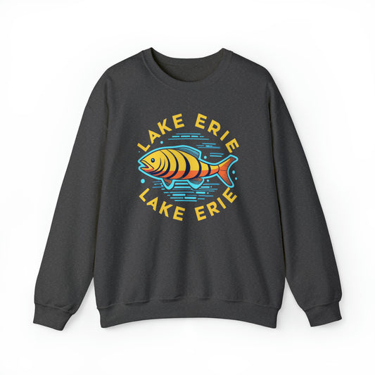 Lake Erie Crewneck Sweatshirt - Custom Ohio Erie Pride Gift
