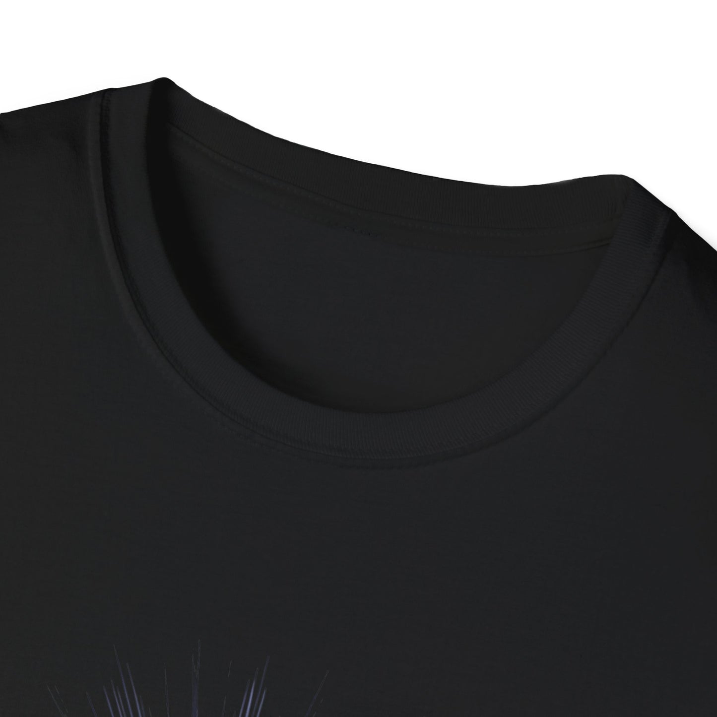 Radiant Erie Eclipse Burst, Trendy Unisex Softstyle Tee, Vibrant Comfort Fit Top, Stylish Casualwear
