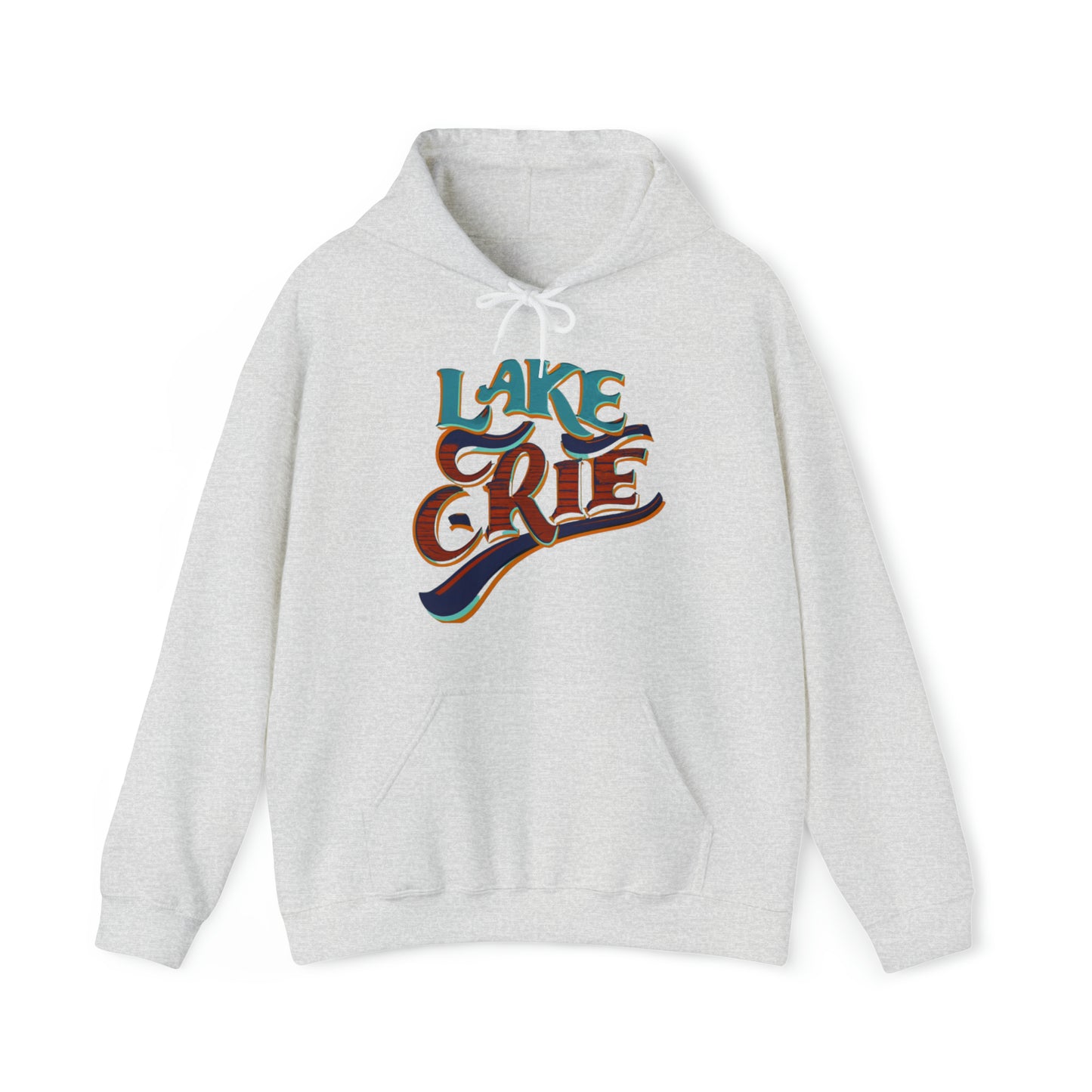 Essence of Erie Hoodie, Pennsylvania Waves design, Unisex Heavy Blend