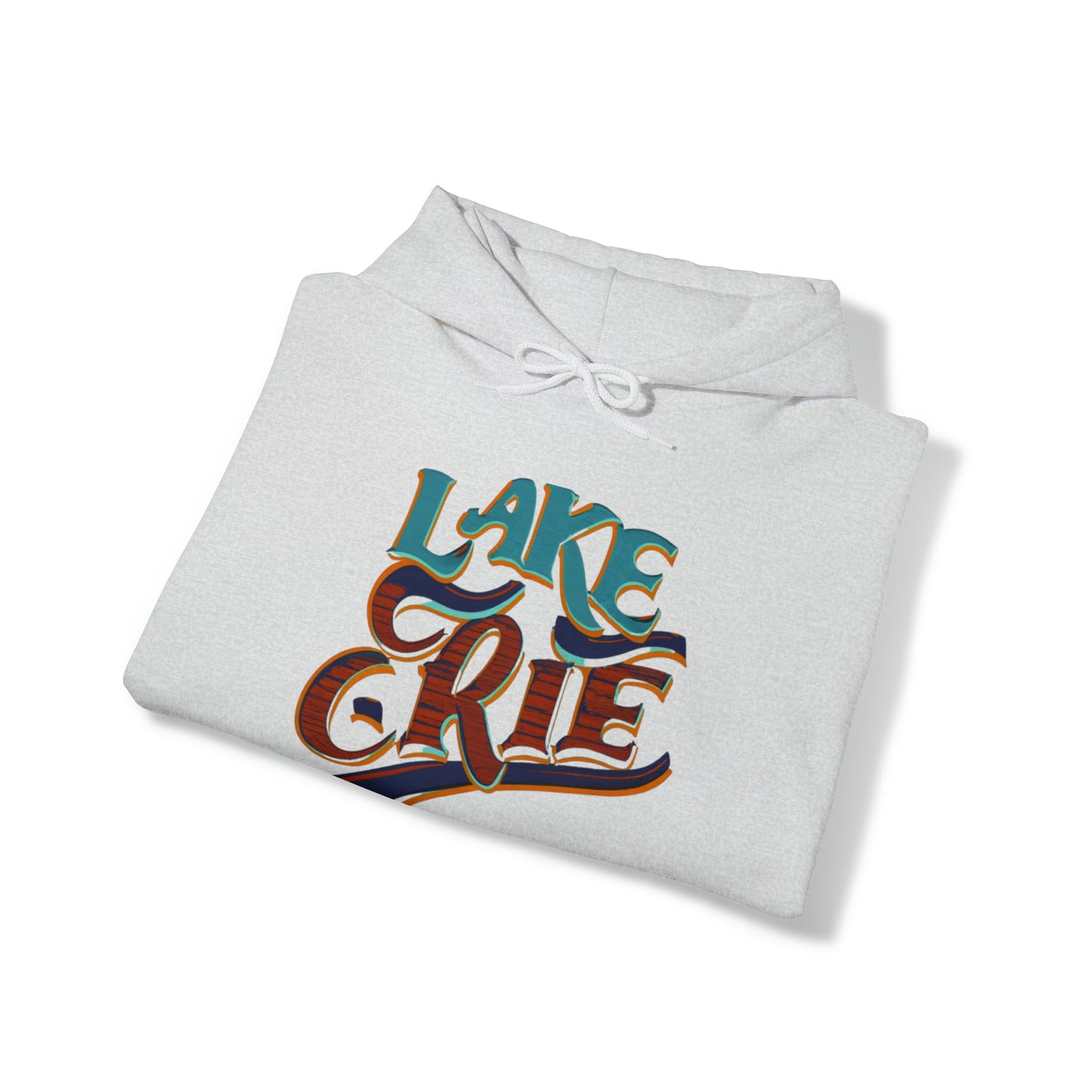 Essence of Erie Hoodie, Pennsylvania Waves design, Unisex Heavy Blend