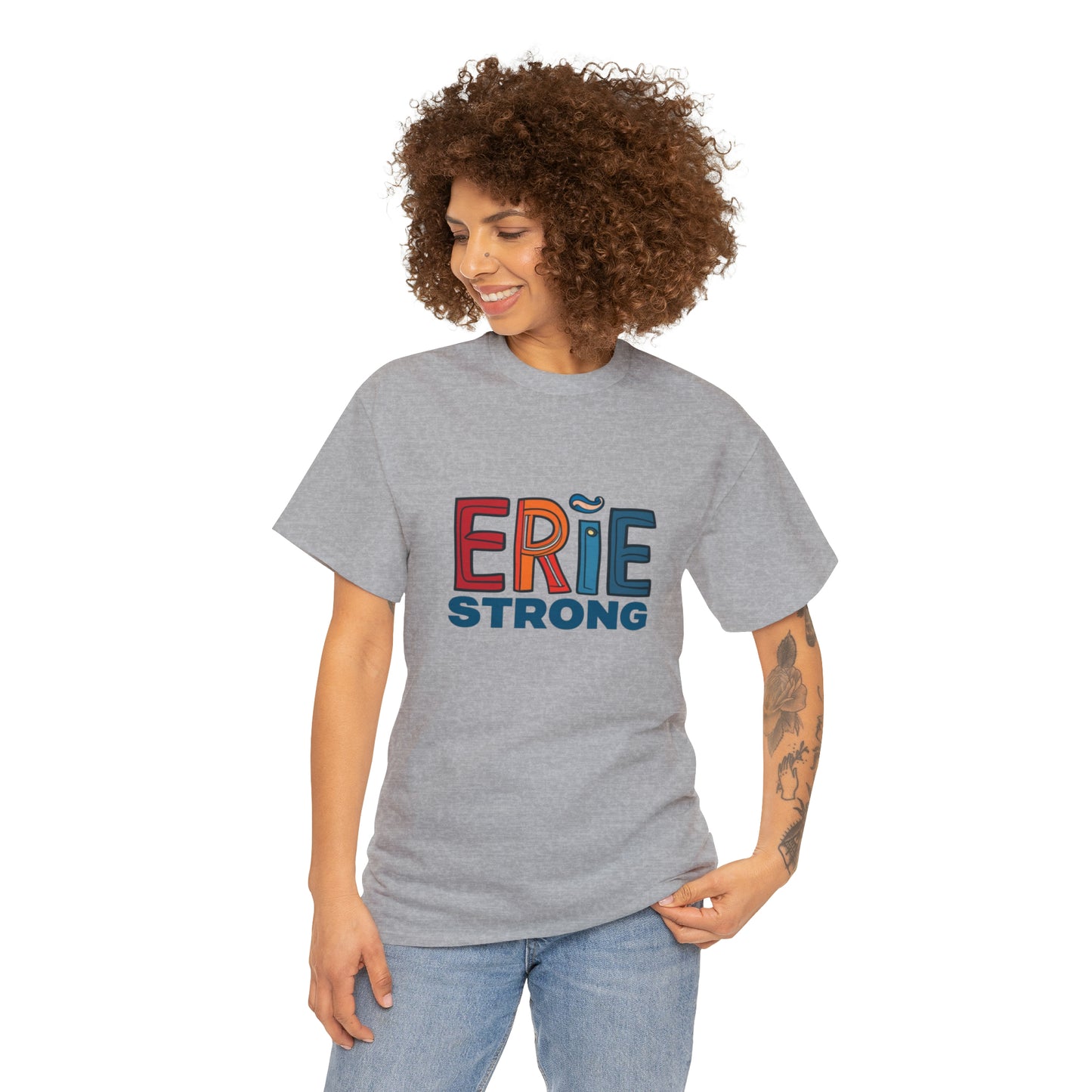 Erie Strong Design Custom Shirt - High-Quality Lake Erie Gift