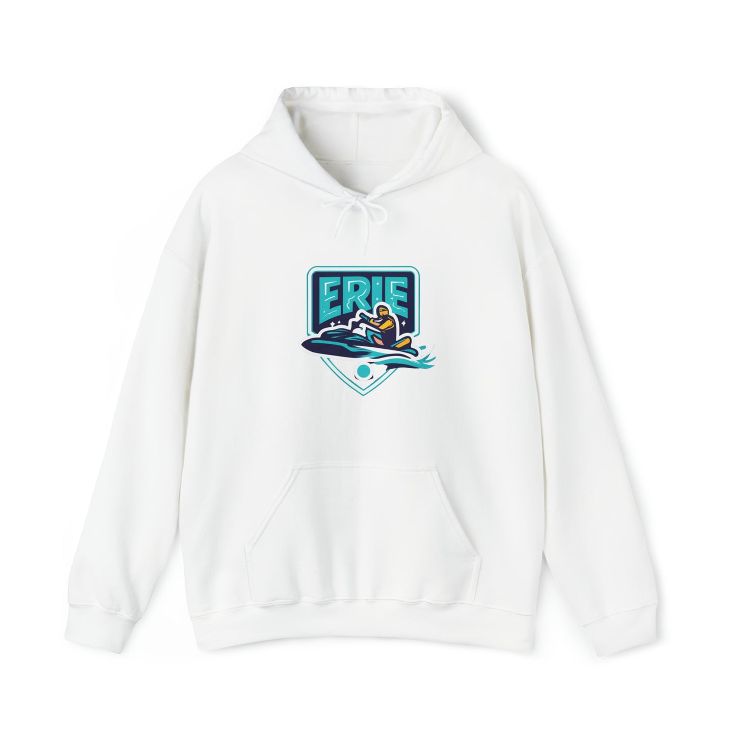 Erie Jetski Graphic Unisex Hoodie - Heavy Blend Pullover